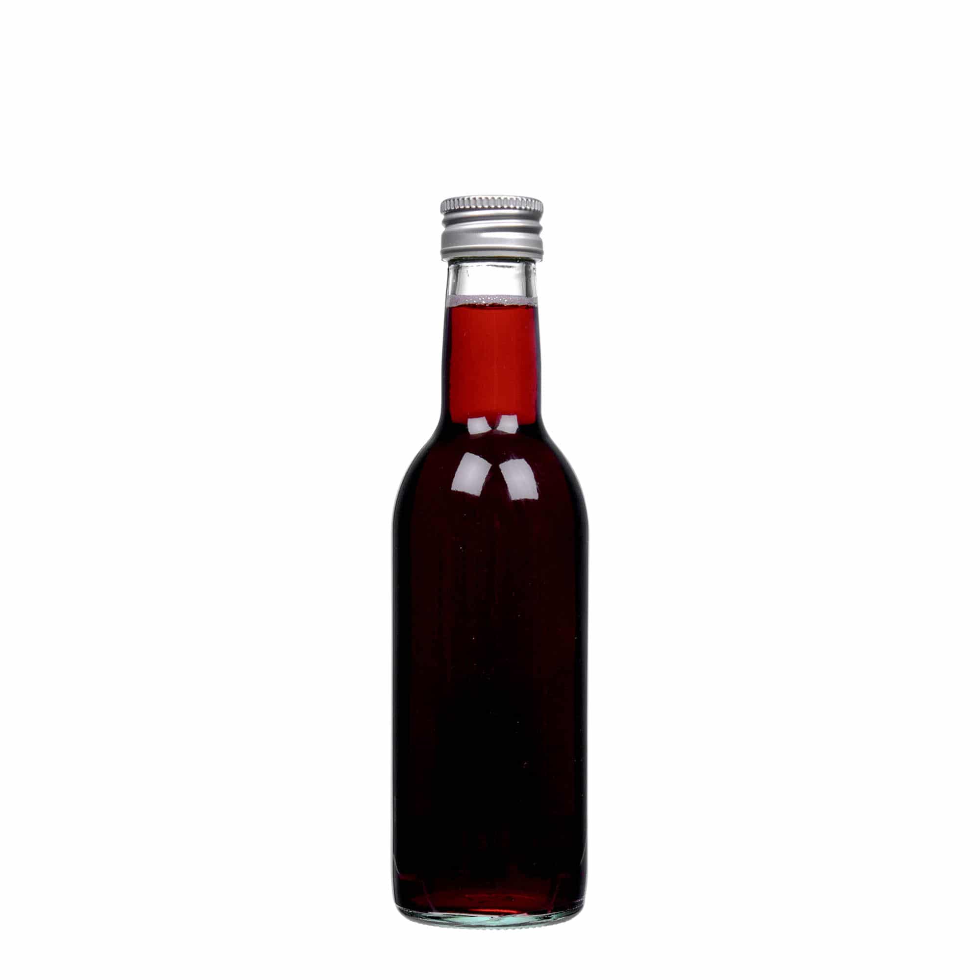 250 ml stikla pudele 'Bordeaux', aizdare: PP 28