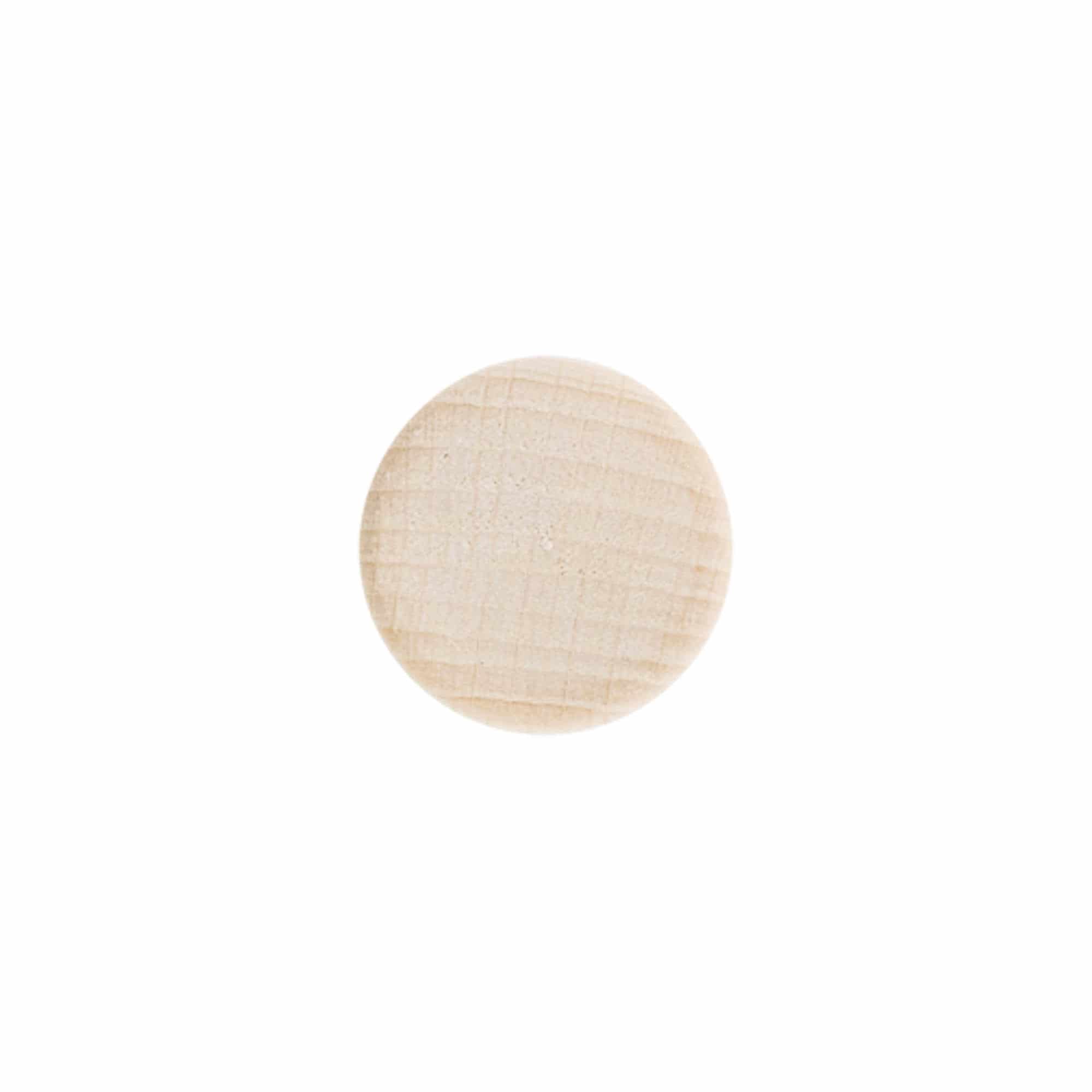 Pudeles korķis 18 mm, koka/plastmasa, aizdarei: korķis