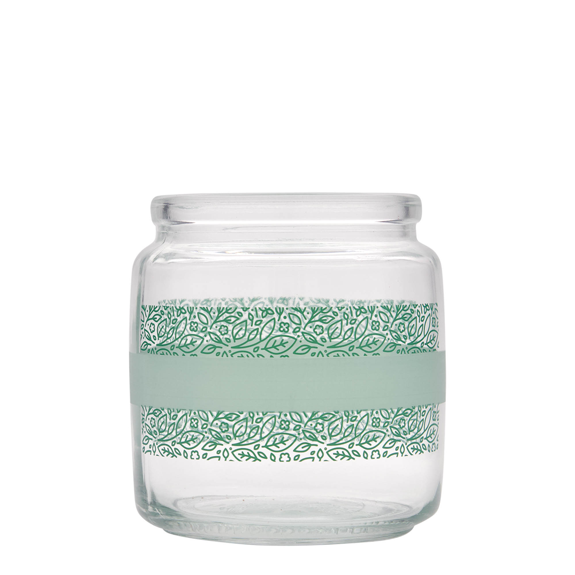 750 ml korķa stikla pudele 'Giara', motīvs: Naturalmente verde, atvere: korķis