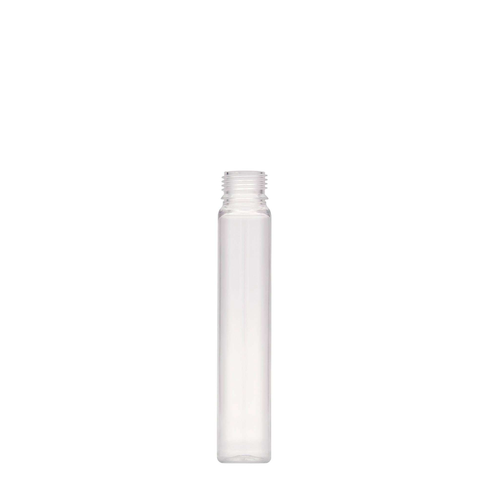 25 ml PET caurulīte, plastmasa, atvere: skrūvējams vāciņš