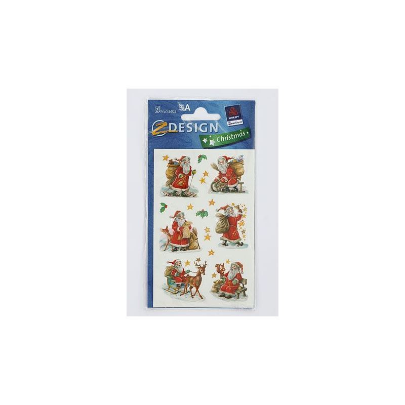 Zweckform uzlīmes „Ziemassvētku vecīši“, papīrs, daudzkrāsains Zweckform uzlīmes „Ziemassvētku vecīši“, papīrs, daudzkrāsains