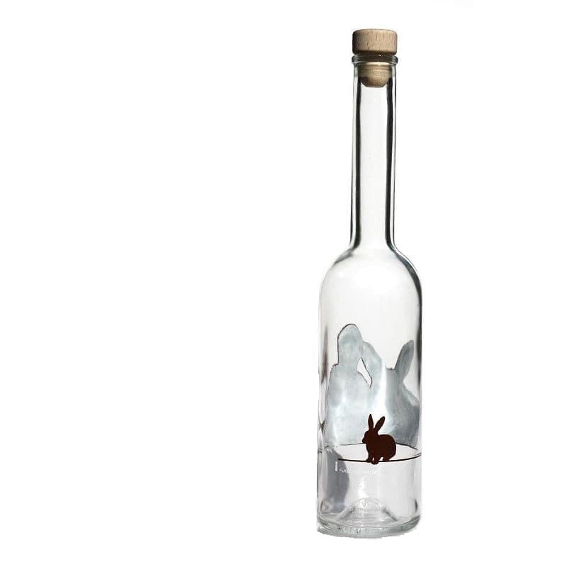 500 ml stikla pudele 'Opera', motīvs: truši, atvere: korķis