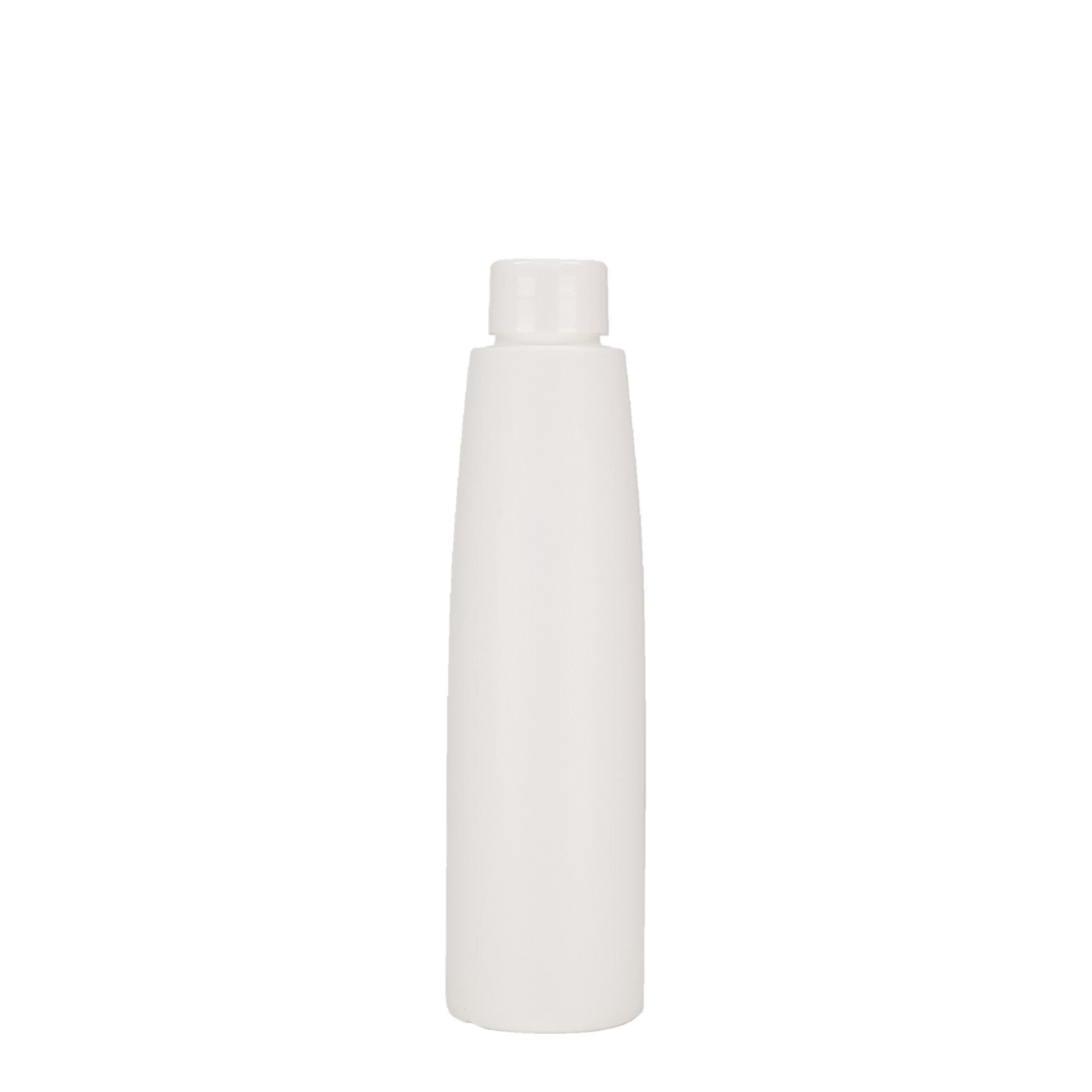 200 ml plastmasas pudele 'Donald', HDPE, balta, atvere: 24/410 200 ml plastmasas pudele 'Donald', HDPE, balta, atvere: 24/410
