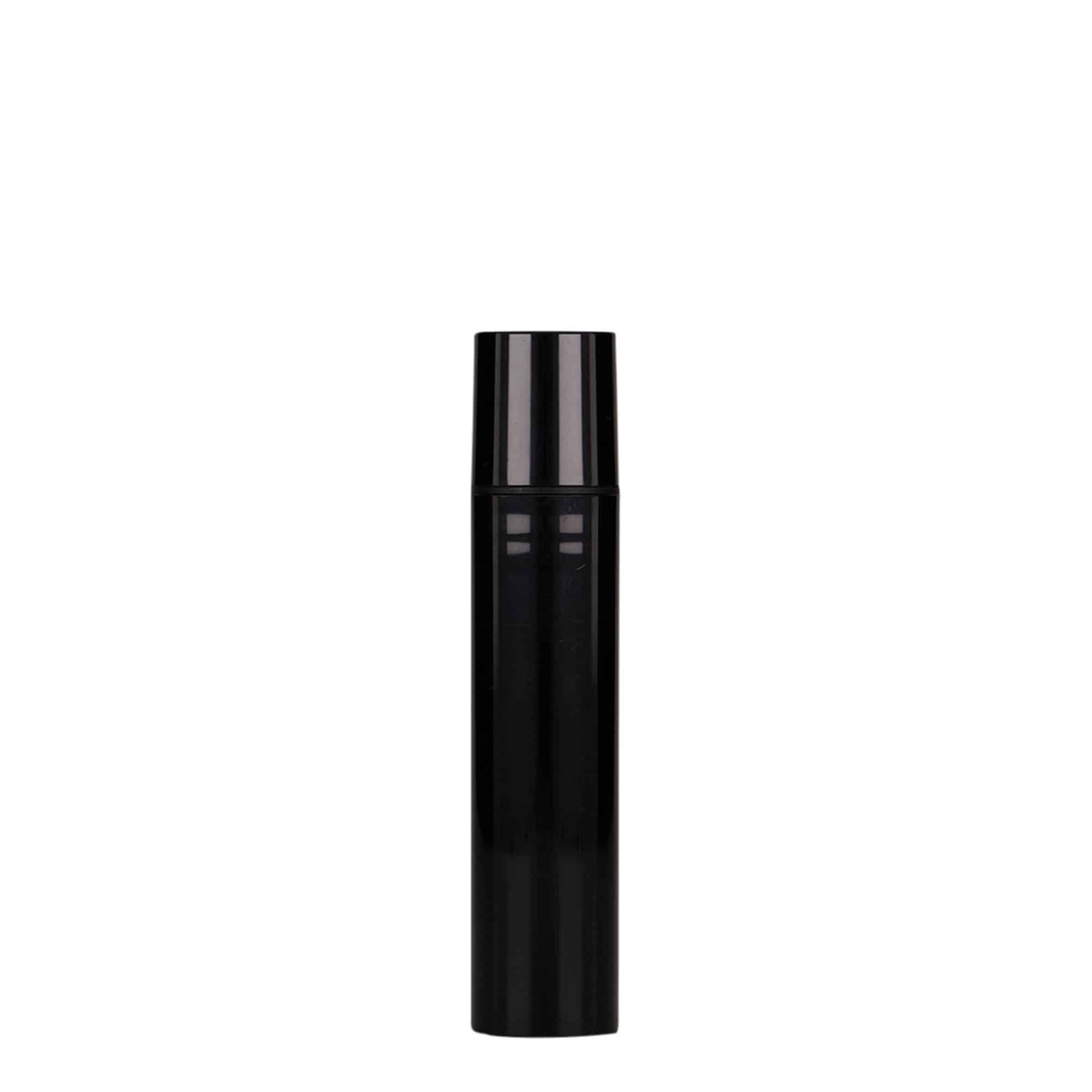 15 ml Airless dozators 'Nano', PP plastmasa, melns