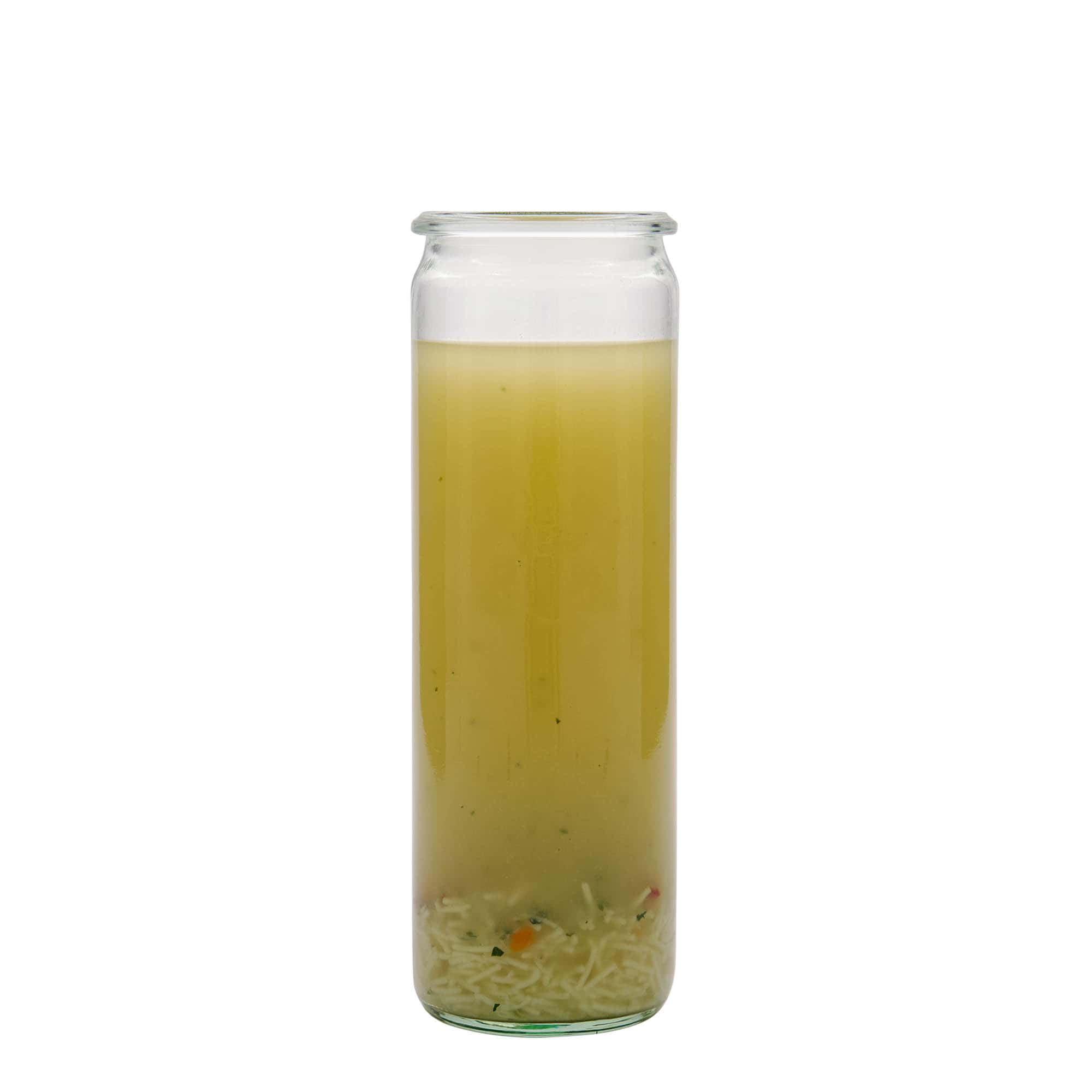 600 ml WECK cilindrveida stikls, atvere: apaļa mala