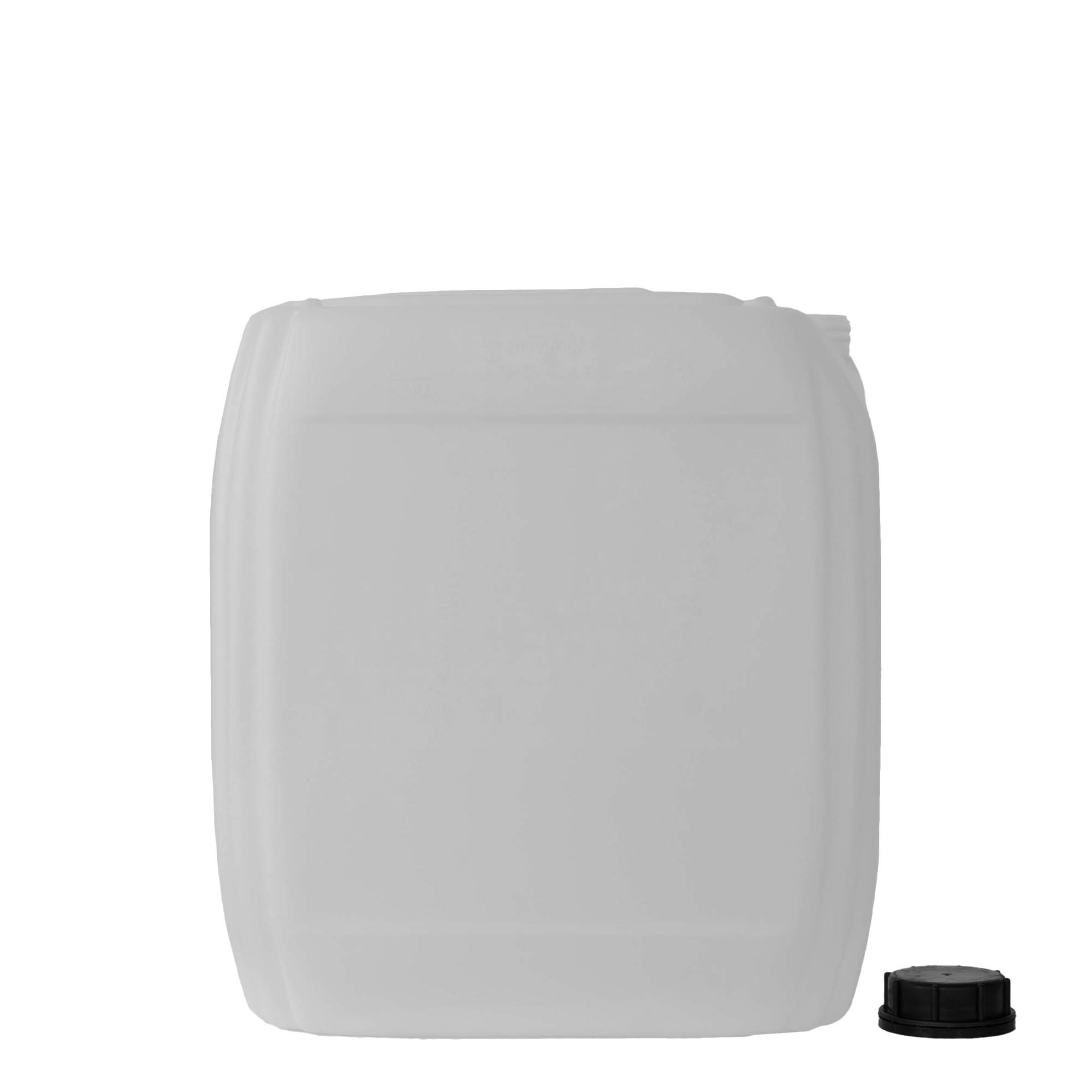 30 l kanniņa, taisnstūrveida, HDPE plastmasa, dabīga, atvere: ND 60