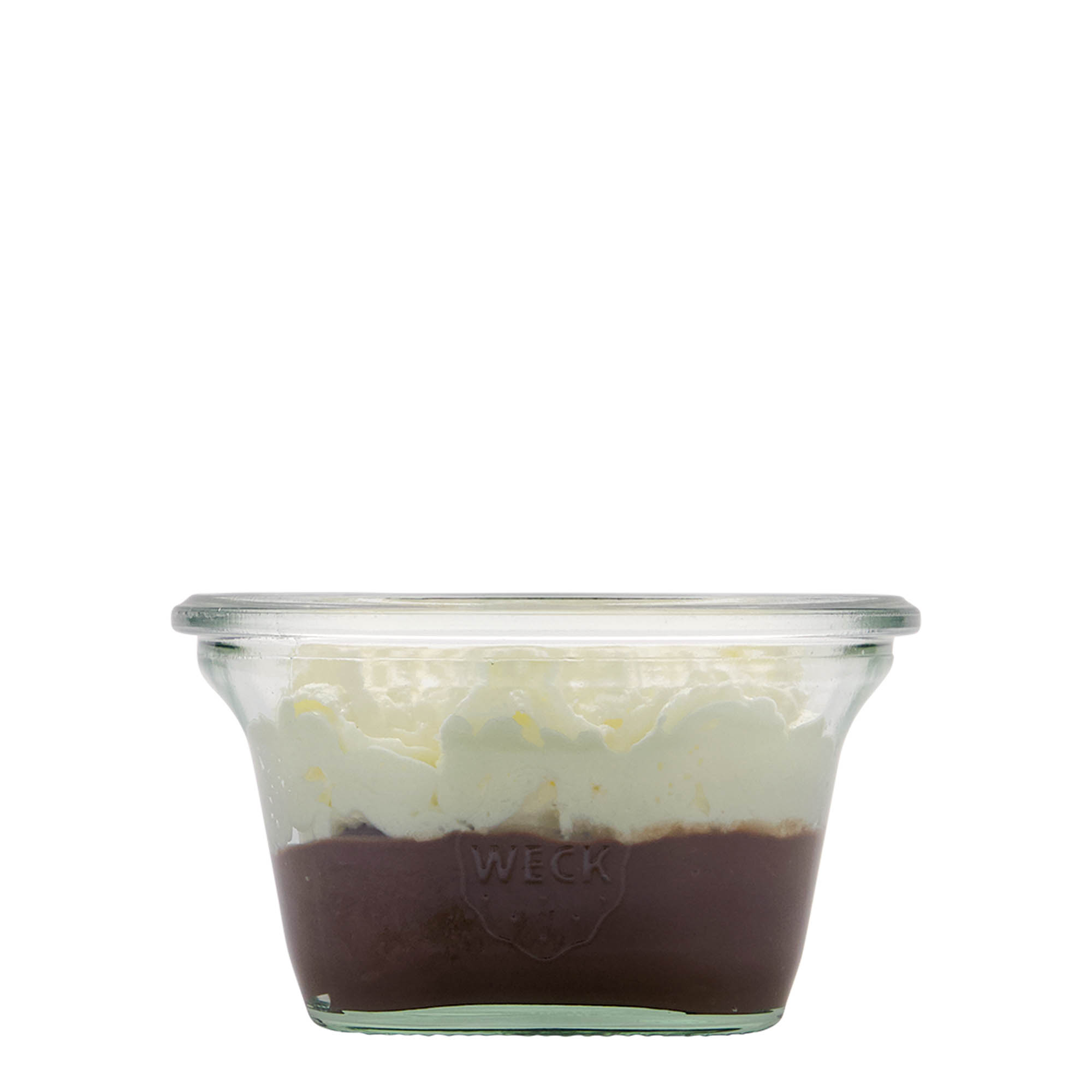 290 ml WECK kvadrātstikla burka, kvadrātveida, atvere: apaļš malu malas malu 290 ml WECK kvadrātstikla burka, kvadrātveida, atvere: apaļš malu malas malu