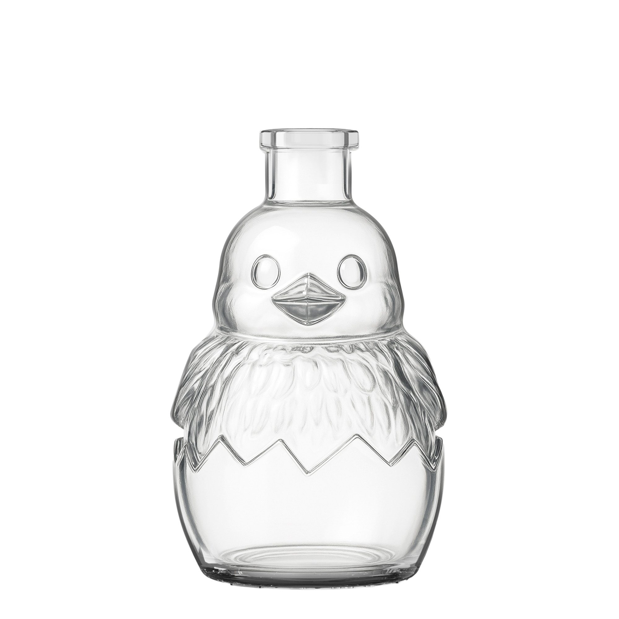 200 ml stikla pudele 'Küken', atvere: korķis