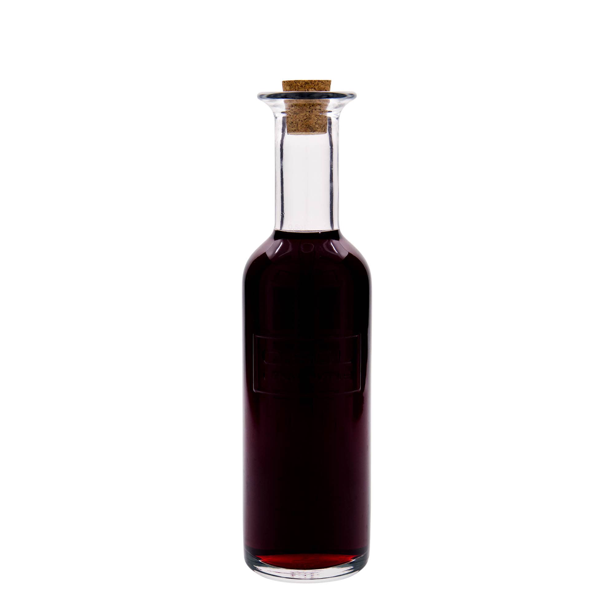 500 ml stikla pudele 'Optima Fine Wine', aizdare: korķis