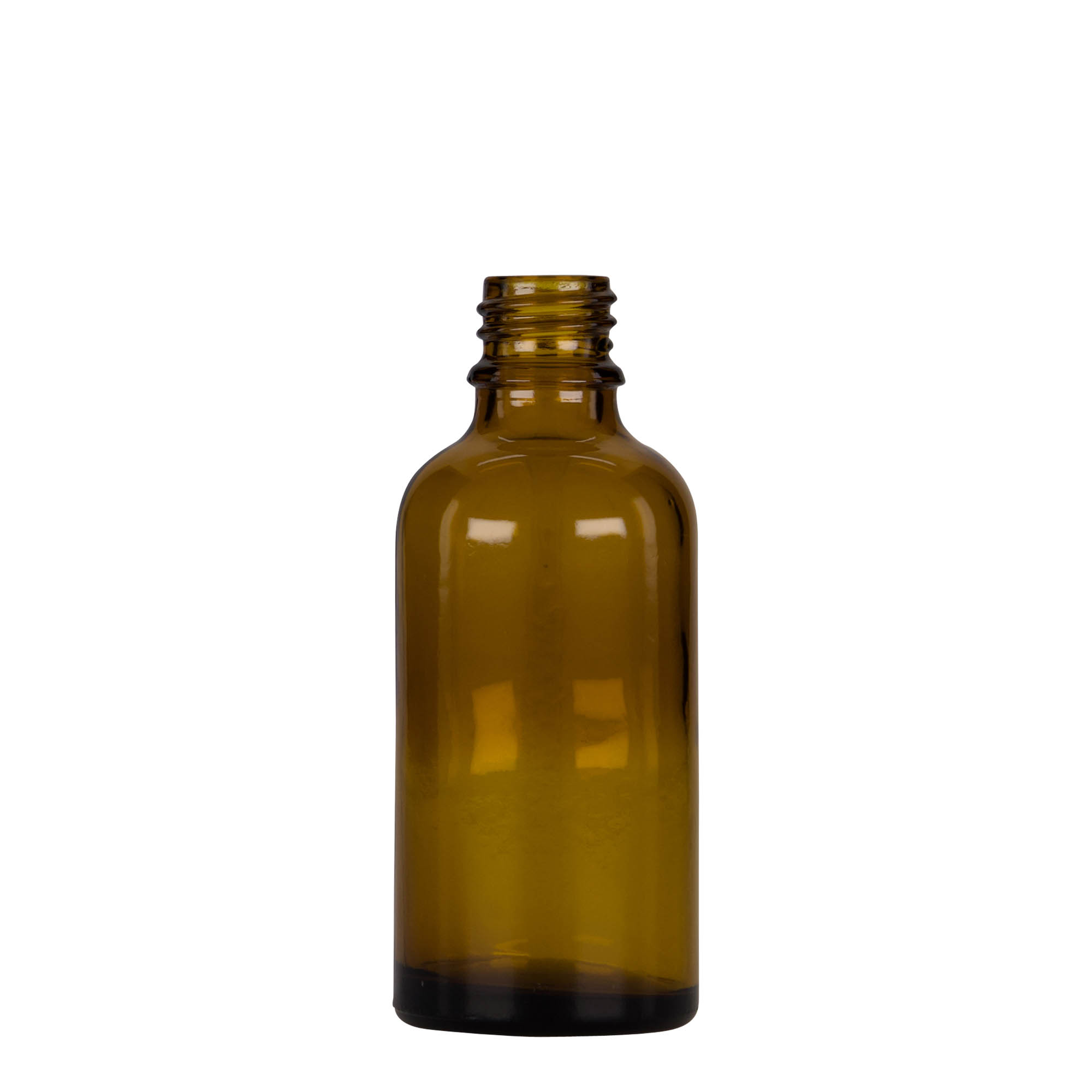 50 ml pilināšanas pudele medicīniska, stikls, brūni-melna, atvere: DIN 18 50 ml pilināšanas pudele medicīniska, stikls, brūni-melna, atvere: DIN 18