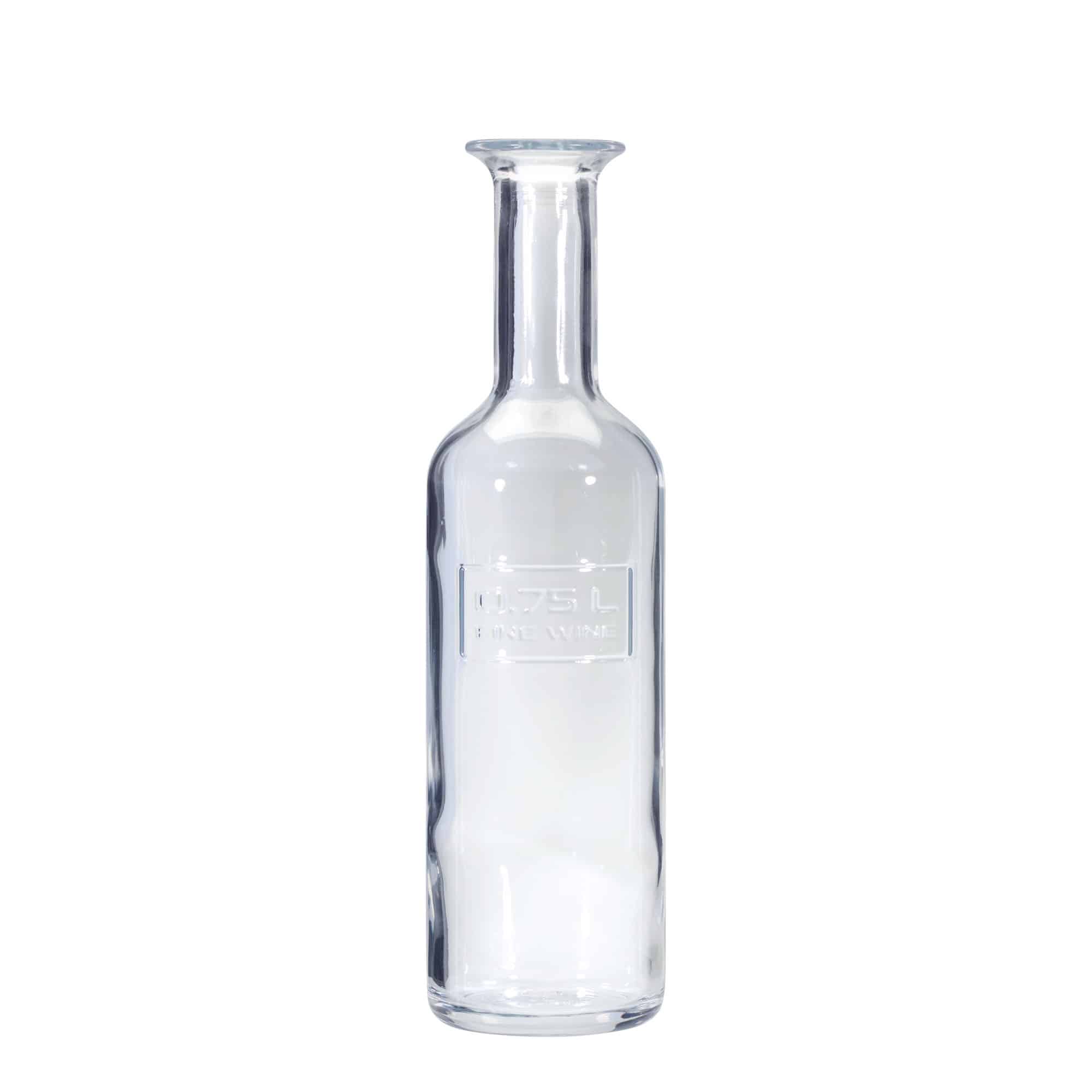 750 ml stikla pudele 'Optima Fine Wine', atvere: korķis