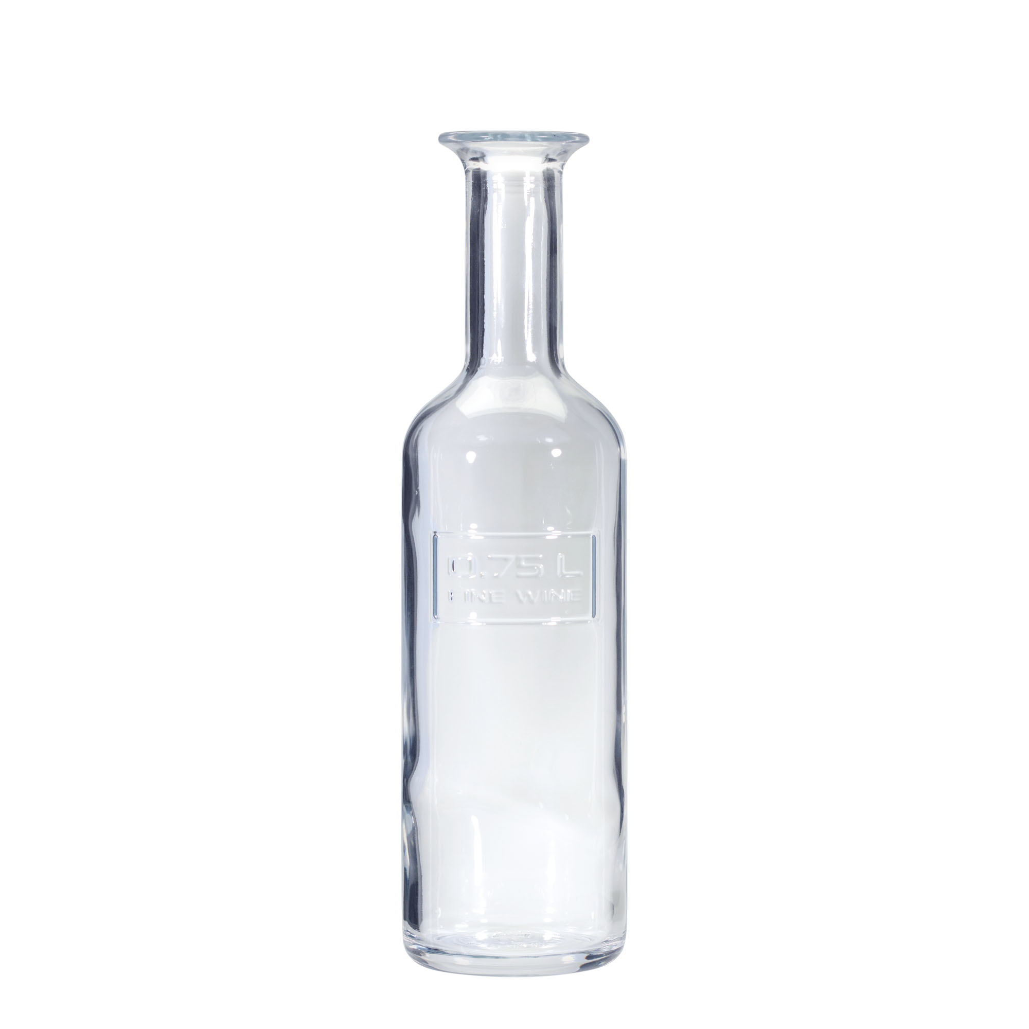 750 ml stikla pudele 'Optima Fine Wine', atvere: korķis 750 ml stikla pudele 'Optima Fine Wine', atvere: korķis