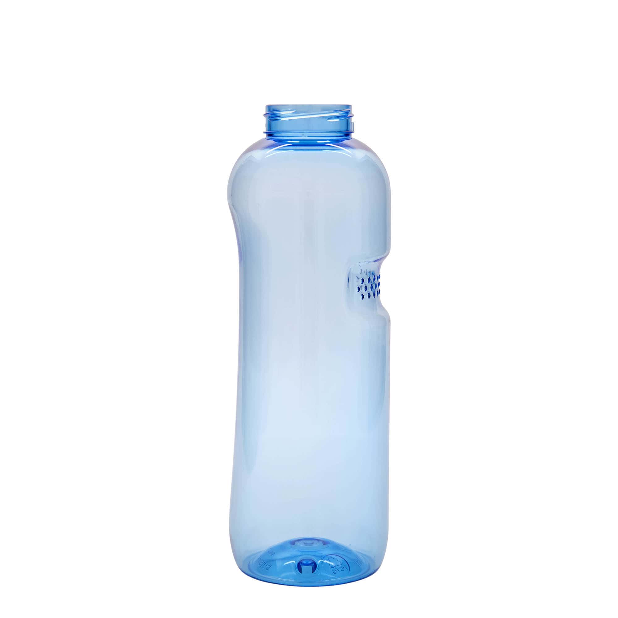 1.000 ml PET dzeramā pudele 'Kavodrink', plastmasa, zila