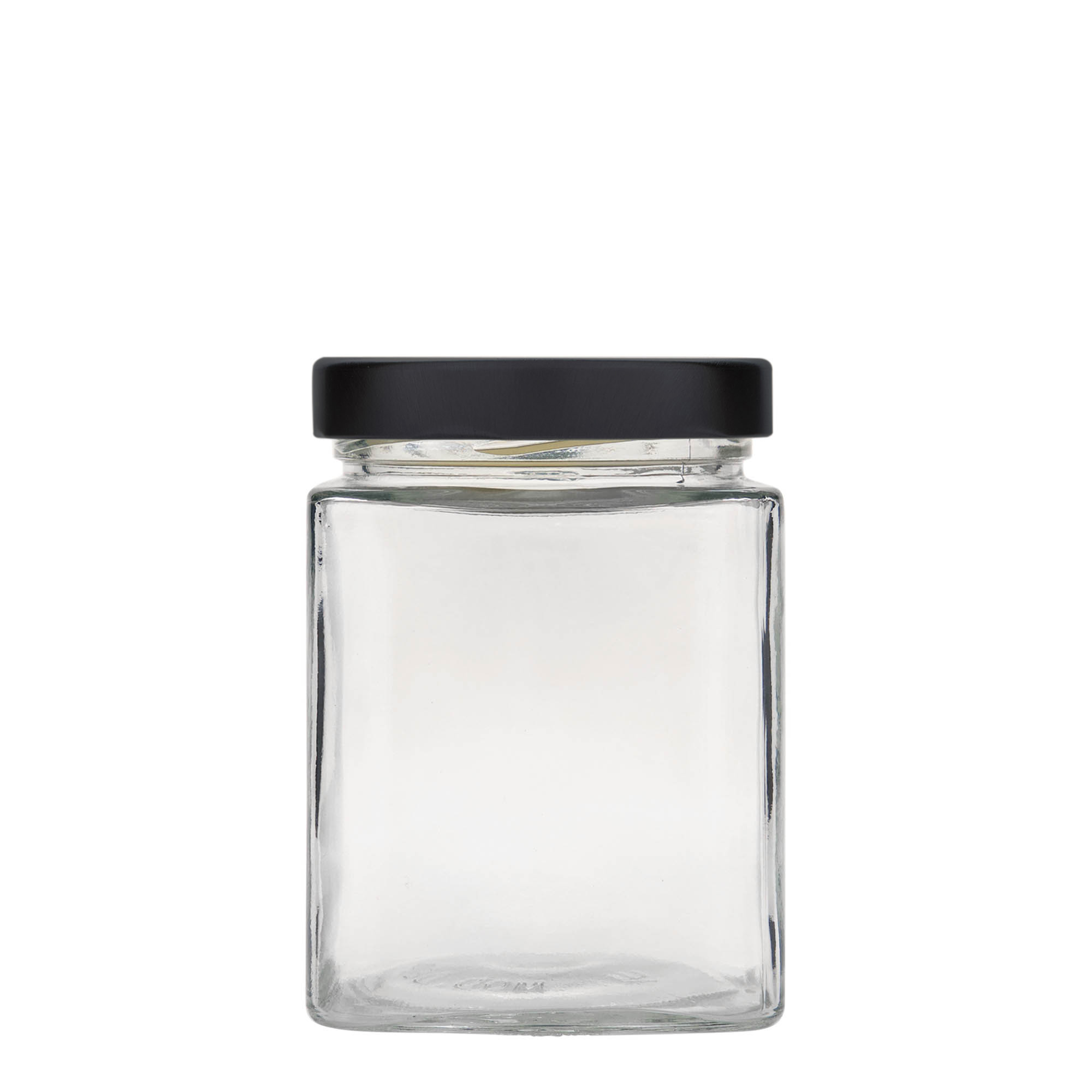 580 ml kvadrātveida stikla burka 'Ikarus', atvere: Deep-Twist-Off (DTO 82) 580 ml kvadrātveida stikla burka 'Ikarus', atvere: Deep-Twist-Off (DTO 82)