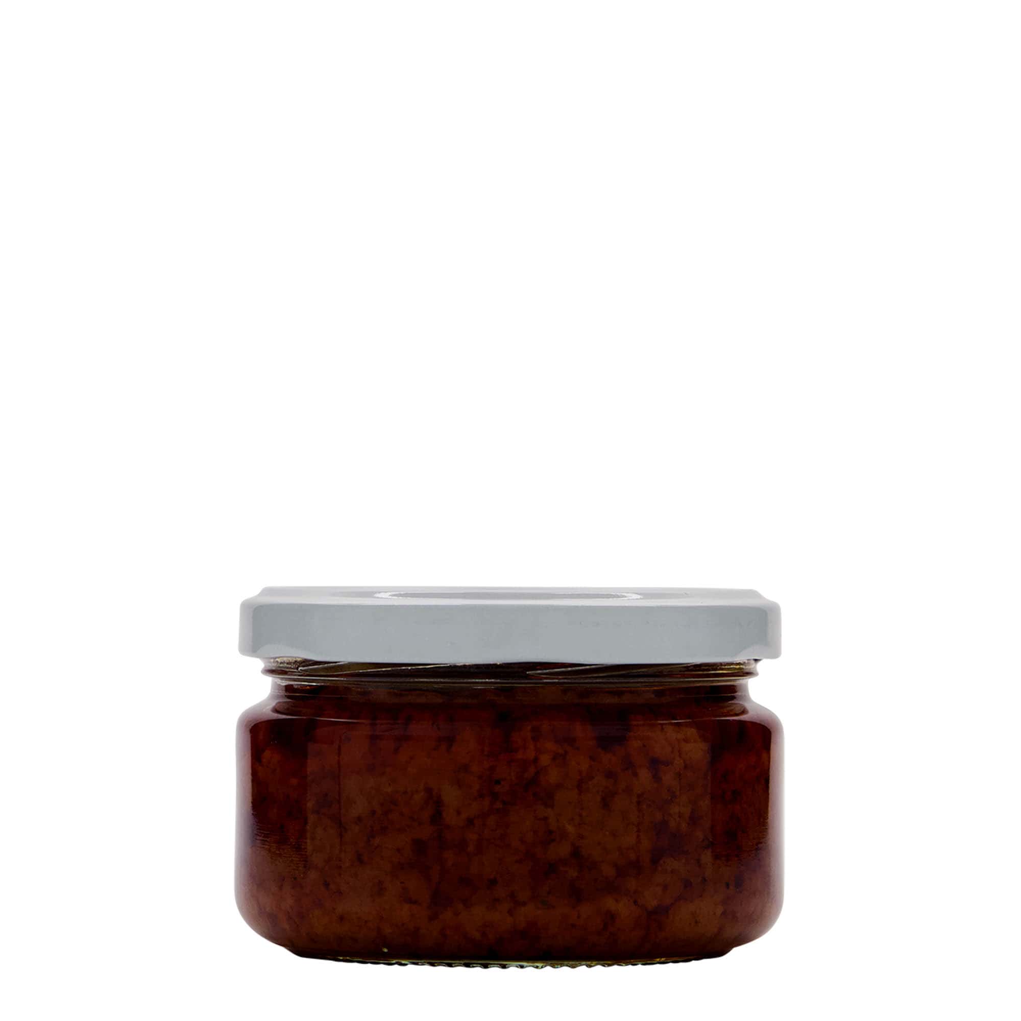 230 ml plakans apaļš stikls, atvere: Twist-Off (TO 82)