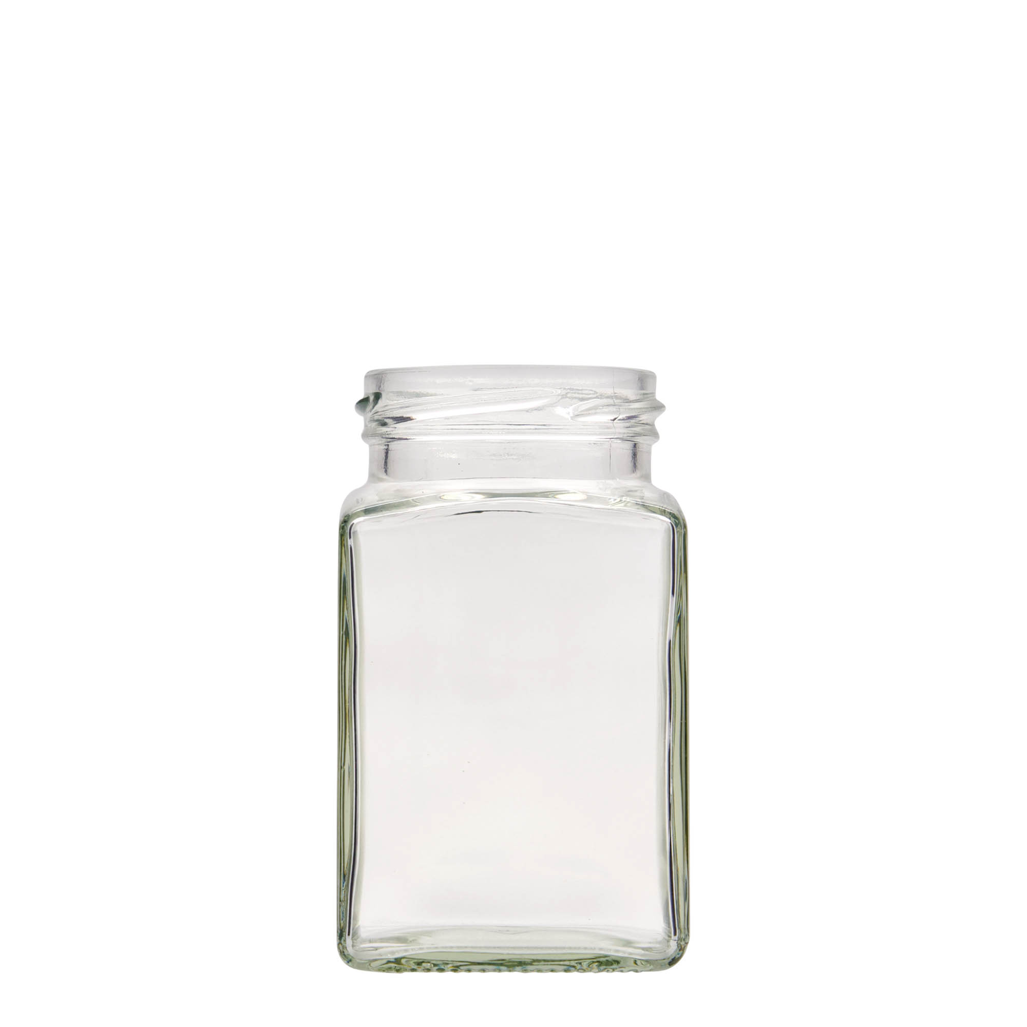 260 ml kvadrātveida stikla trauks, atvere: Twist-Off (TO 58)