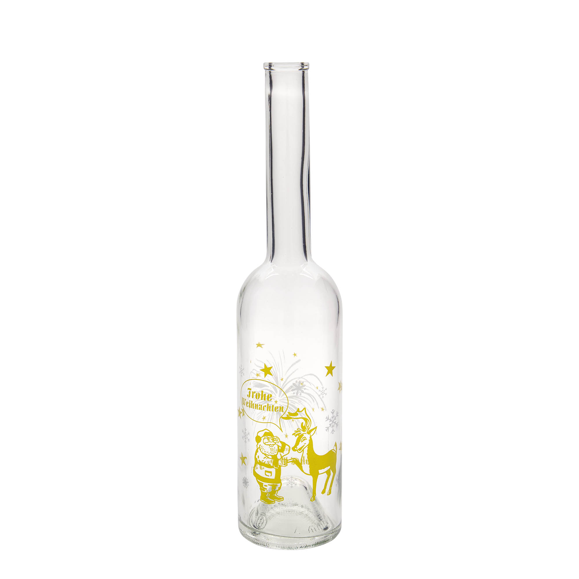 500 ml stikla pudele 'Opera', motīvs: uguņošana, atvere: korķis