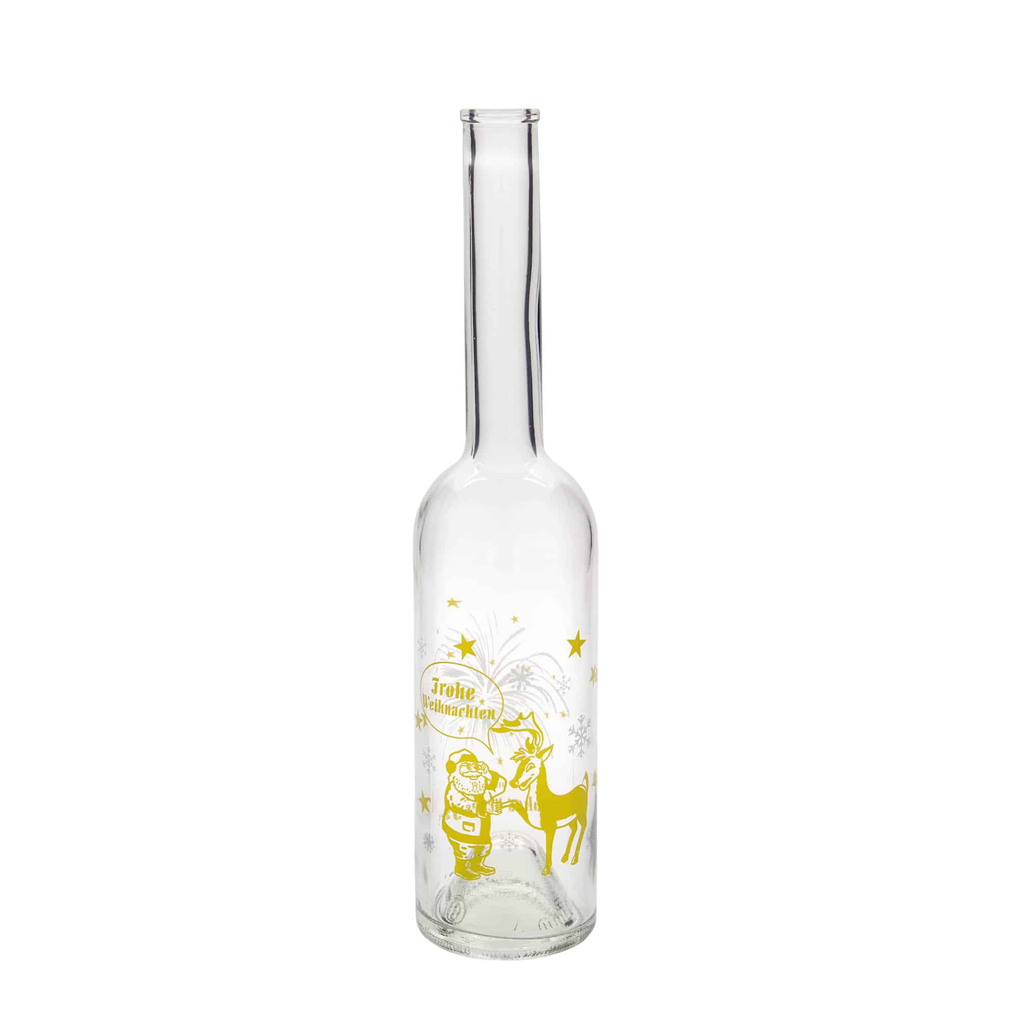 500 ml stikla pudele 'Opera', motīvs: uguņošana, atvere: korķis