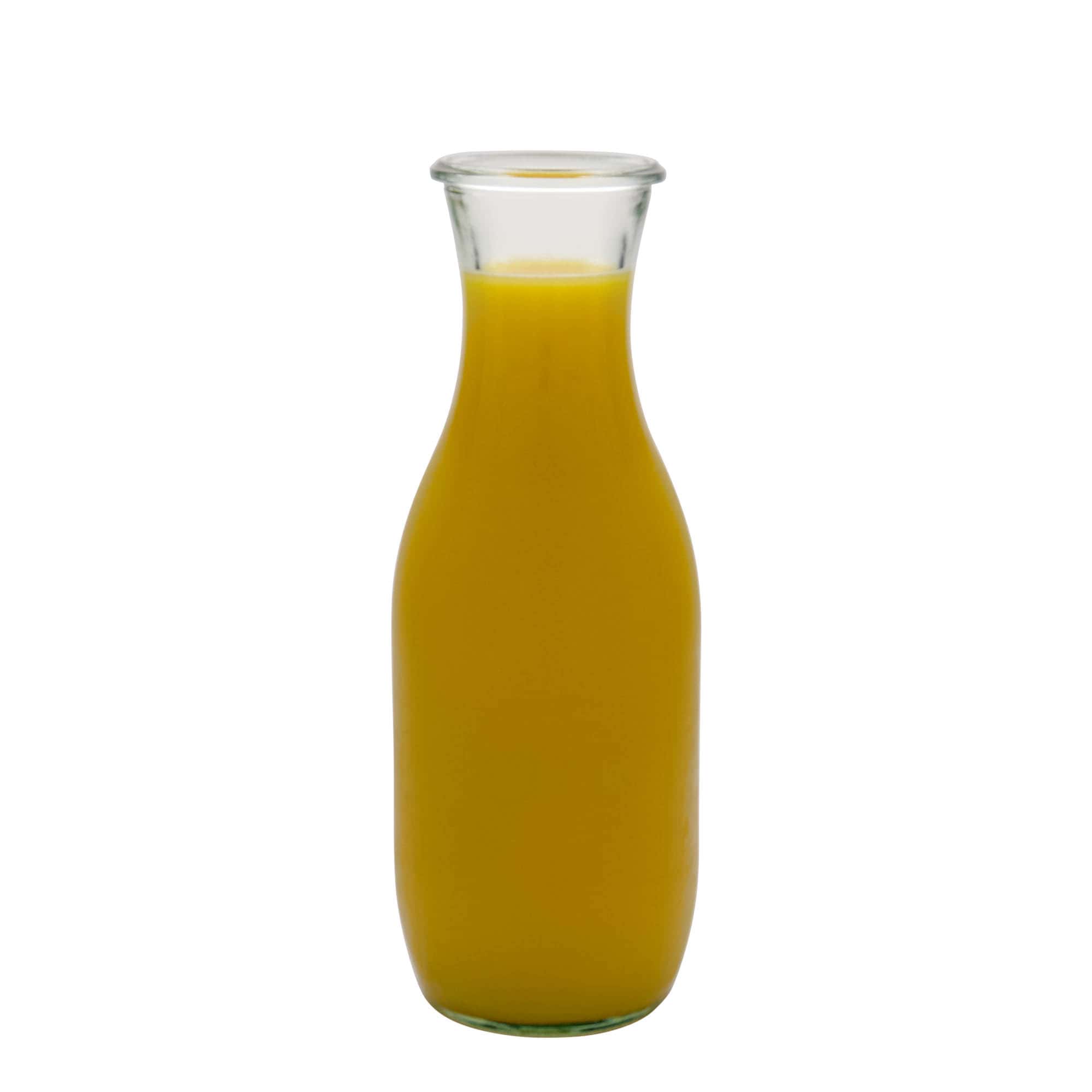 1.000 ml WECK-sulās pudele #, atvere: apaļa mala