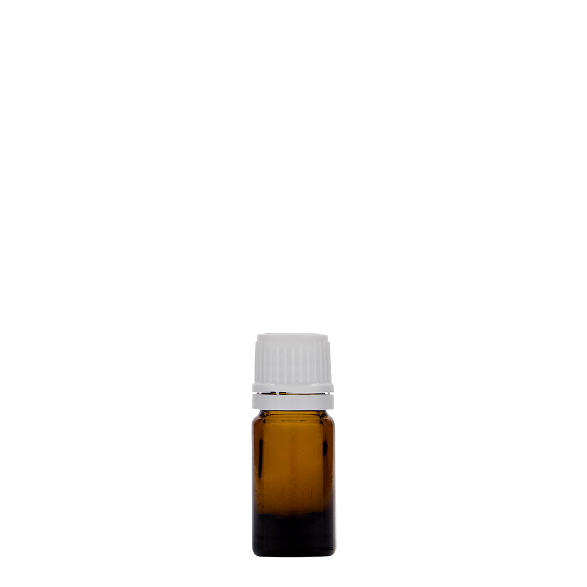 5 ml medicīnas pudele, stikls, brūna, atvere: DIN 18