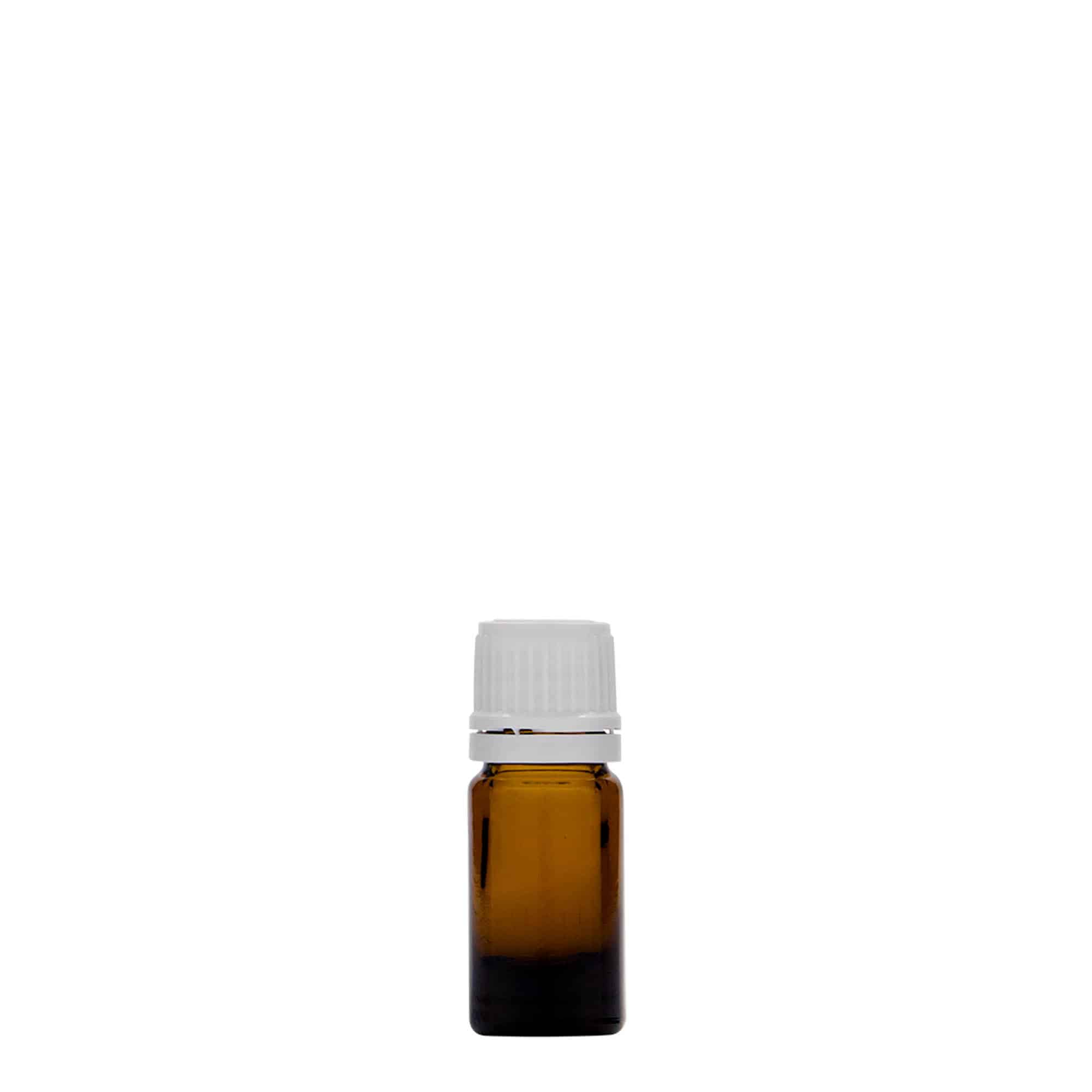5 ml medicīnas pudele, stikls, brūna, atvere: DIN 18