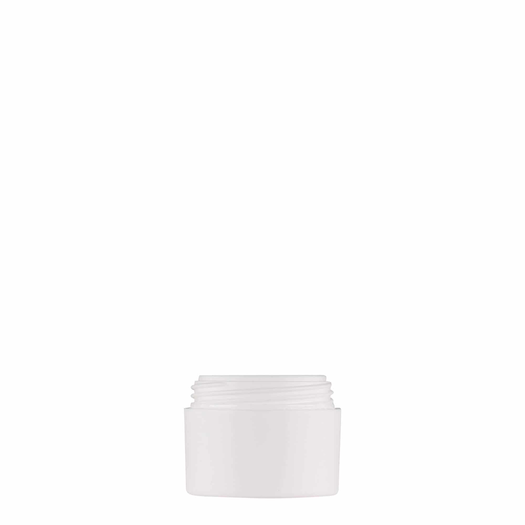 5 ml plastmasas kārbiņa 'Antonella', PP, balta, aizdare: skrūvējams vāciņš 5 ml plastmasas kārbiņa 'Antonella', PP, balta, aizdare: skrūvējams vāciņš