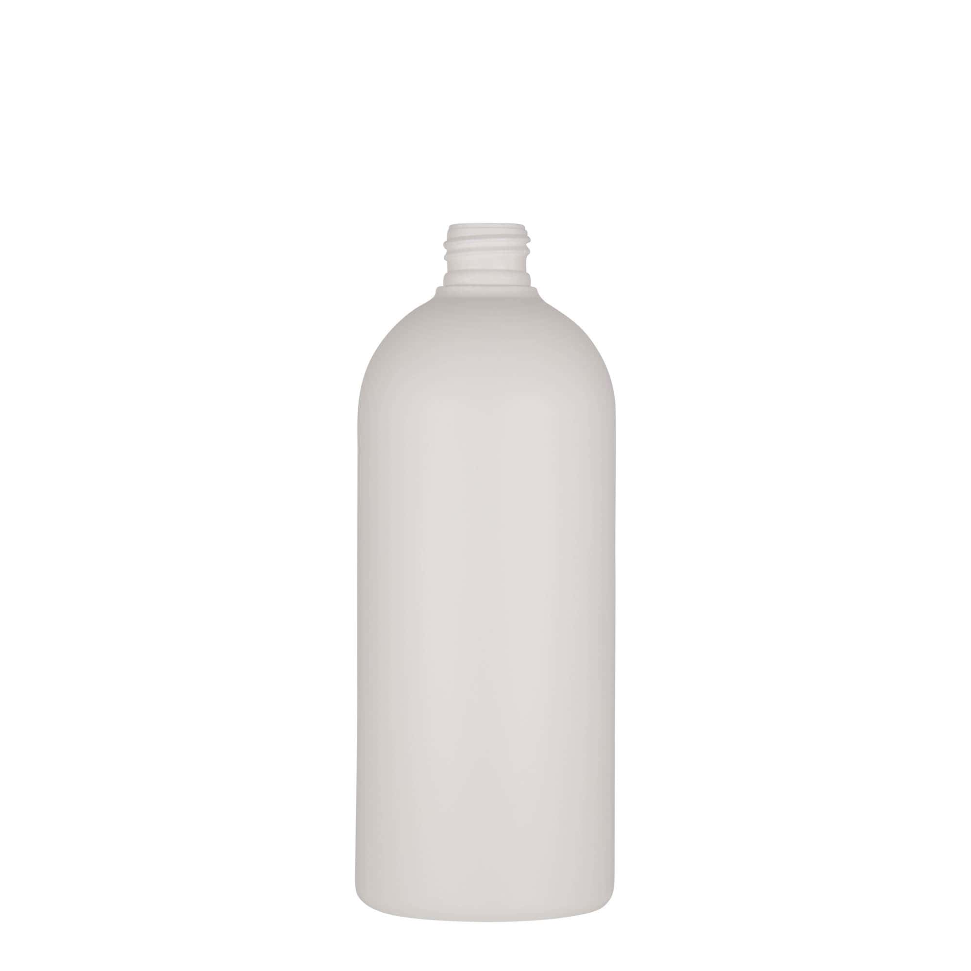 500 ml plastmasas pudele 'Tuffy', HDPE, balta, aizdare: GPI 24/410 500 ml plastmasas pudele 'Tuffy', HDPE, balta, aizdare: GPI 24/410