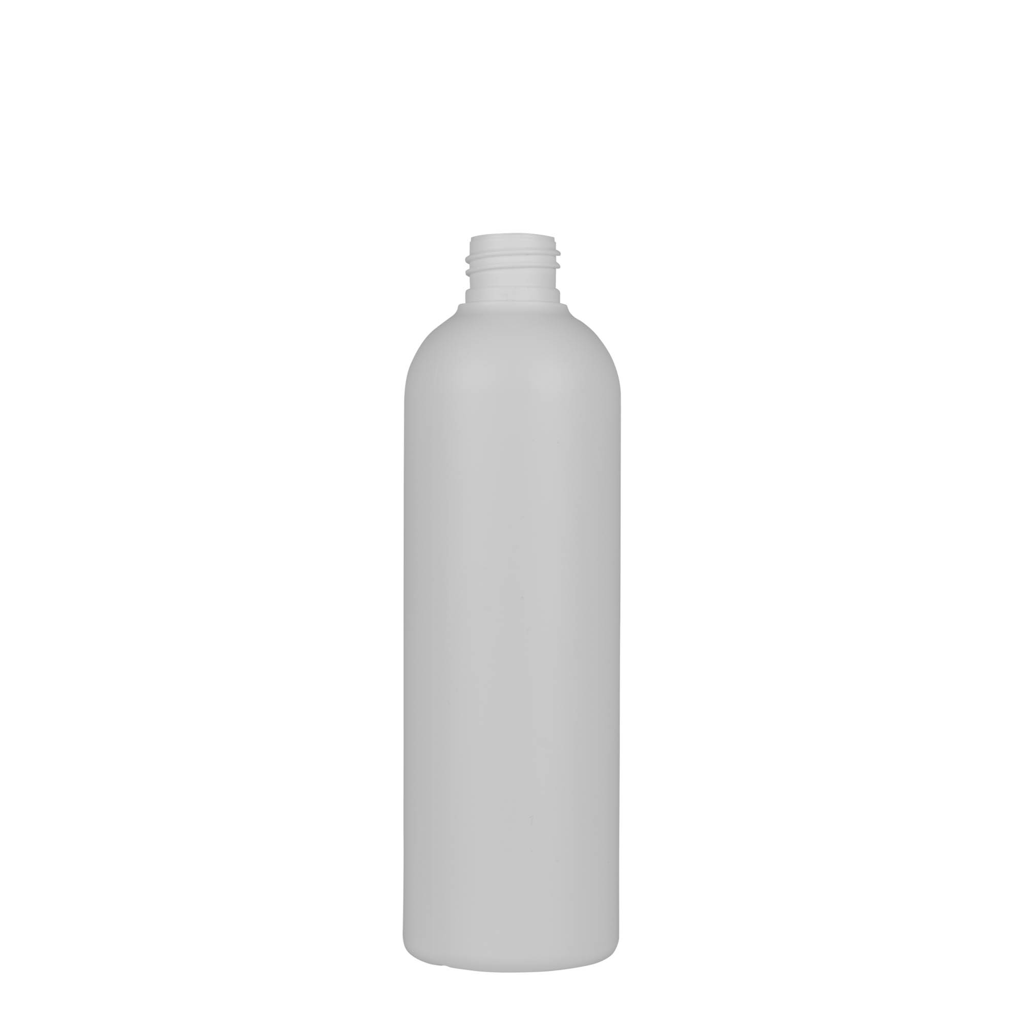 300 ml plastmasas pudele 'Tuffy', HDPE, balta, atvere: 24/410