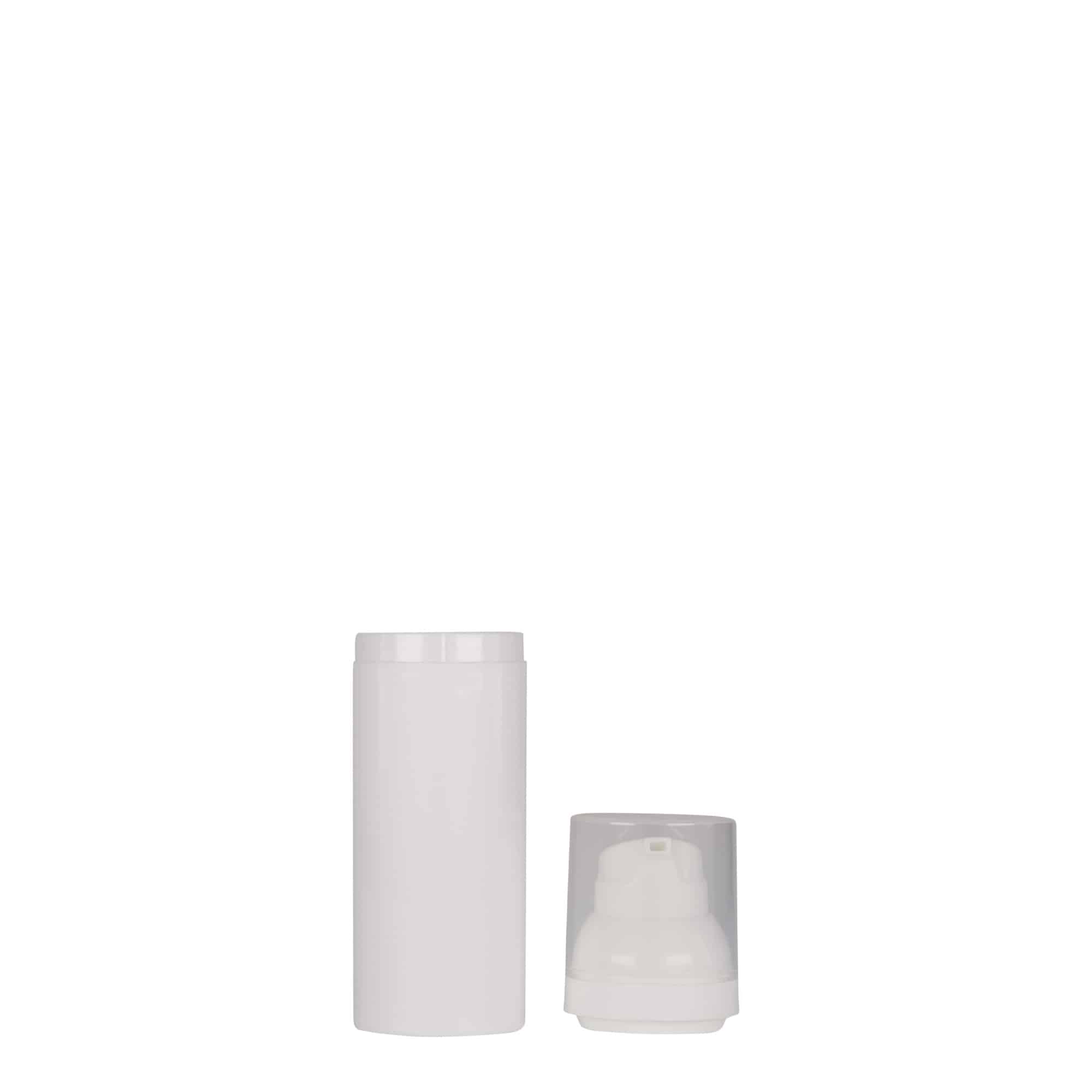 50 ml Airless dozators 'Mezzo', PP plastmasa, balts