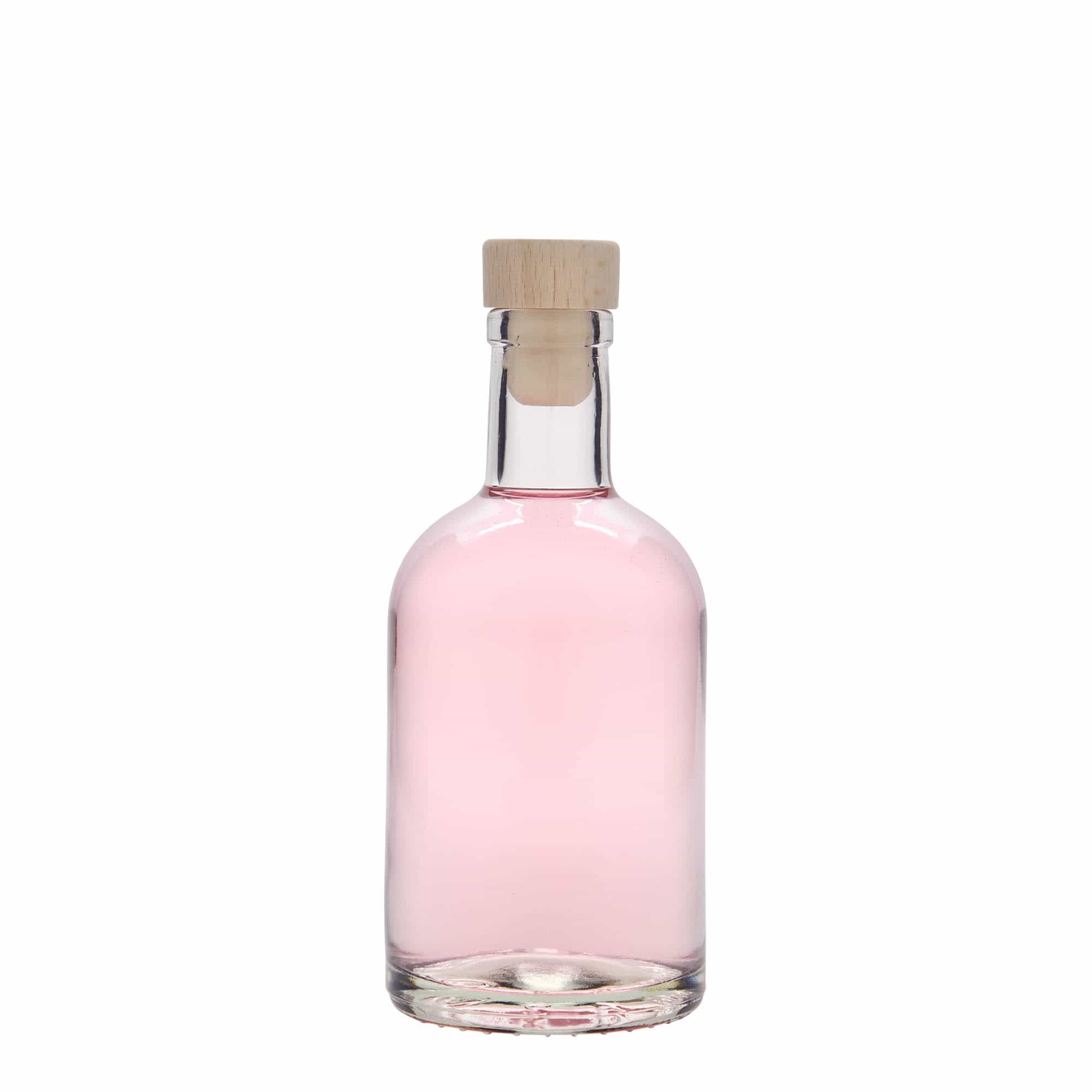 250 ml stikla pudele 'First Class', aizdare: korķis