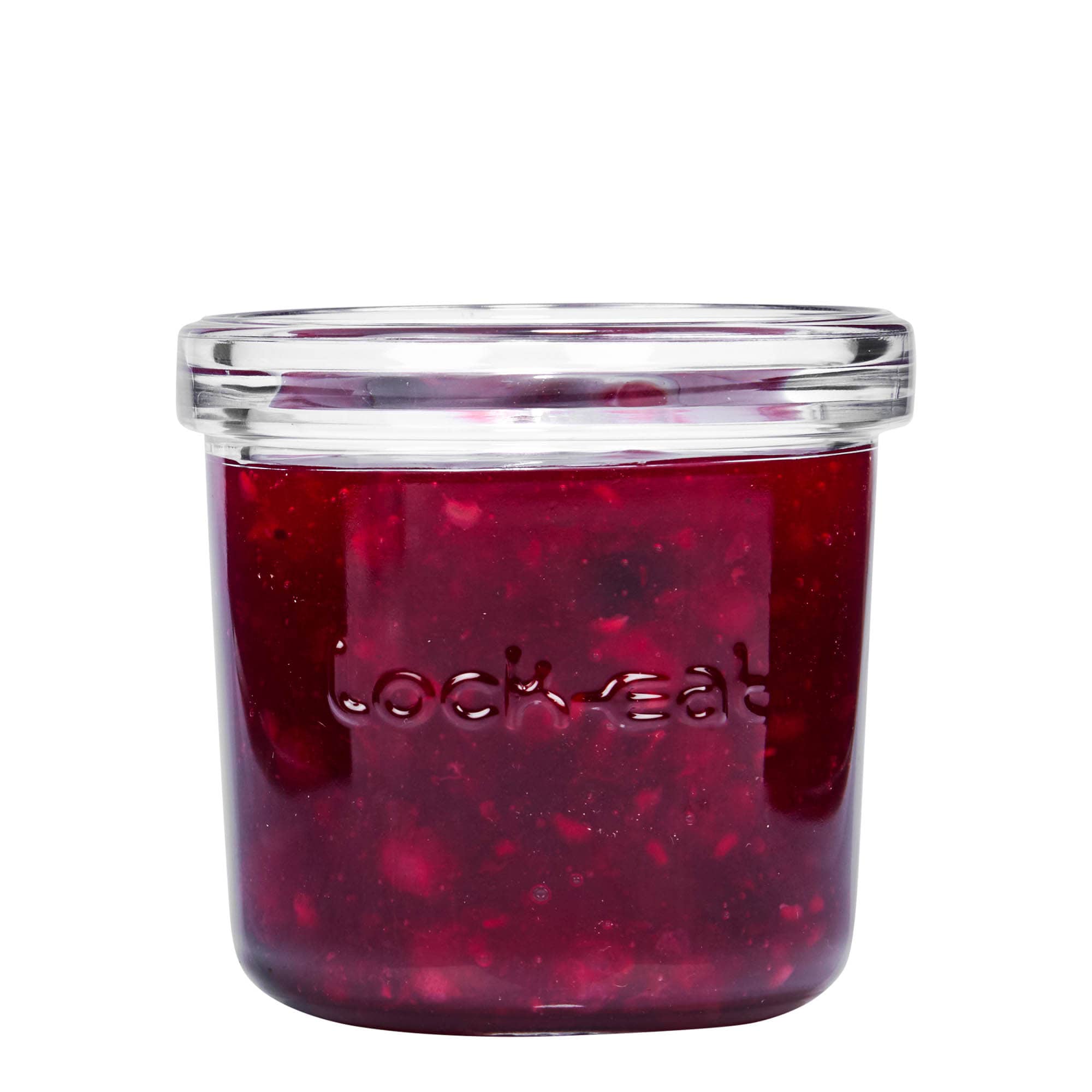200 ml stiklaina burka ar metāla aizdari 'Lock-Eat', atvere: metāla aizdare ar stiepli