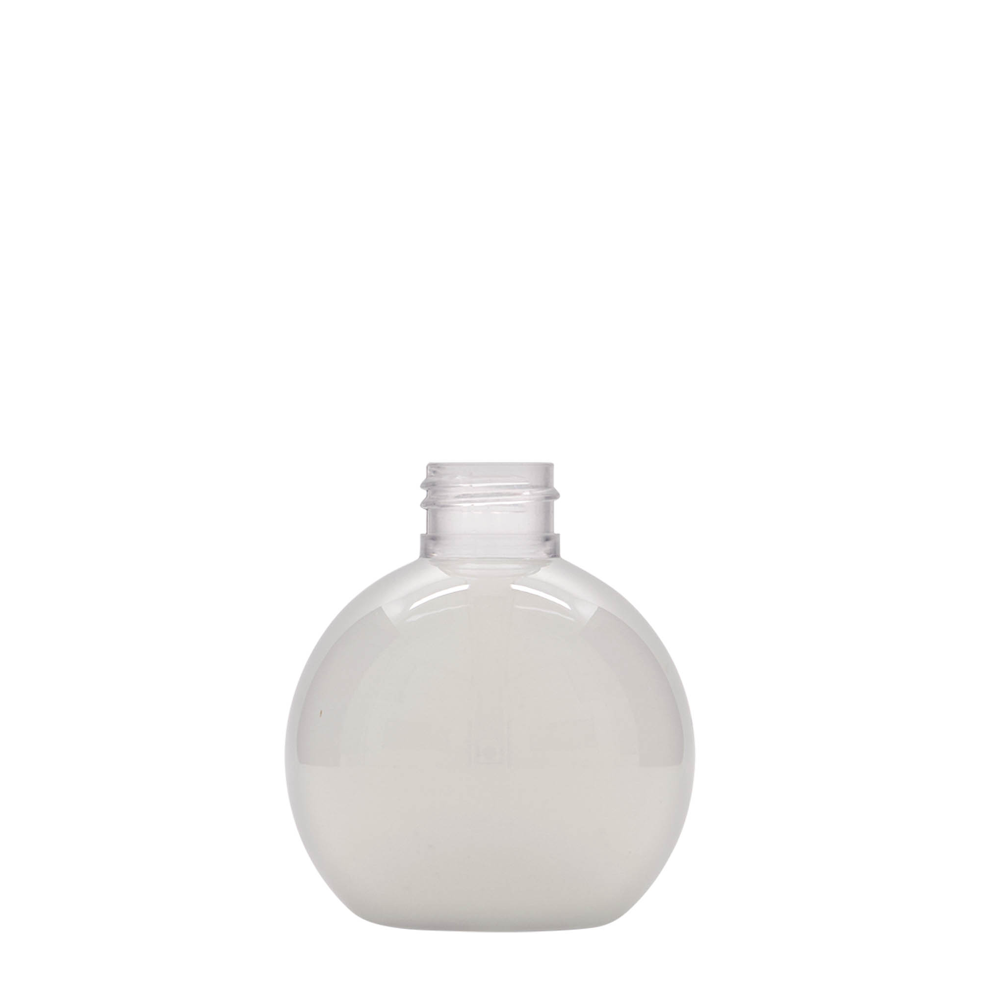 150 ml PET pudele 'Perry', apaļa, plastmasas, aizdare: 24/410