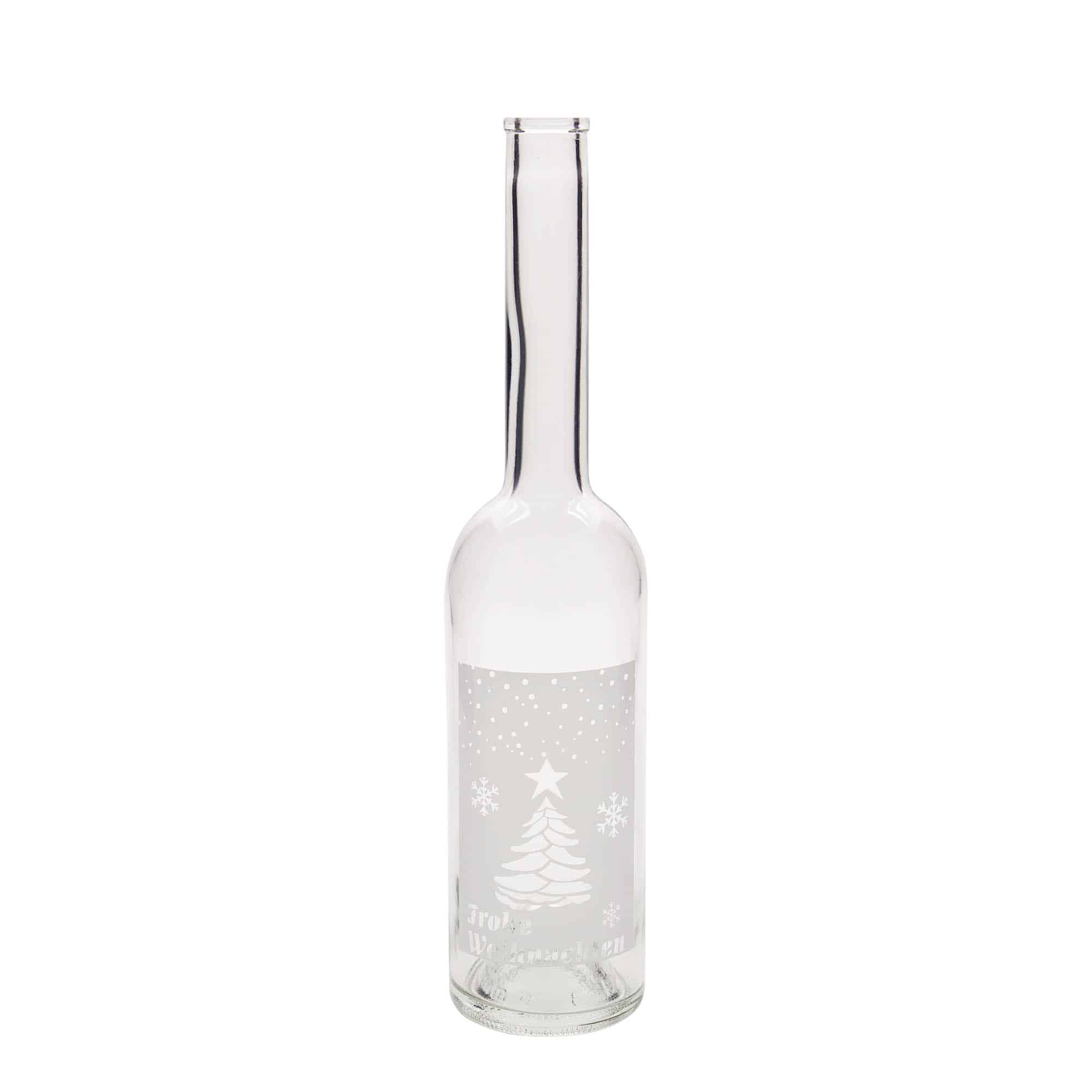 500 ml stikla pudele 'Opera', motīvs: balti Ziemassvētki, aizdare: korķis 500 ml stikla pudele 'Opera', motīvs: balti Ziemassvētki, aizdare: korķis