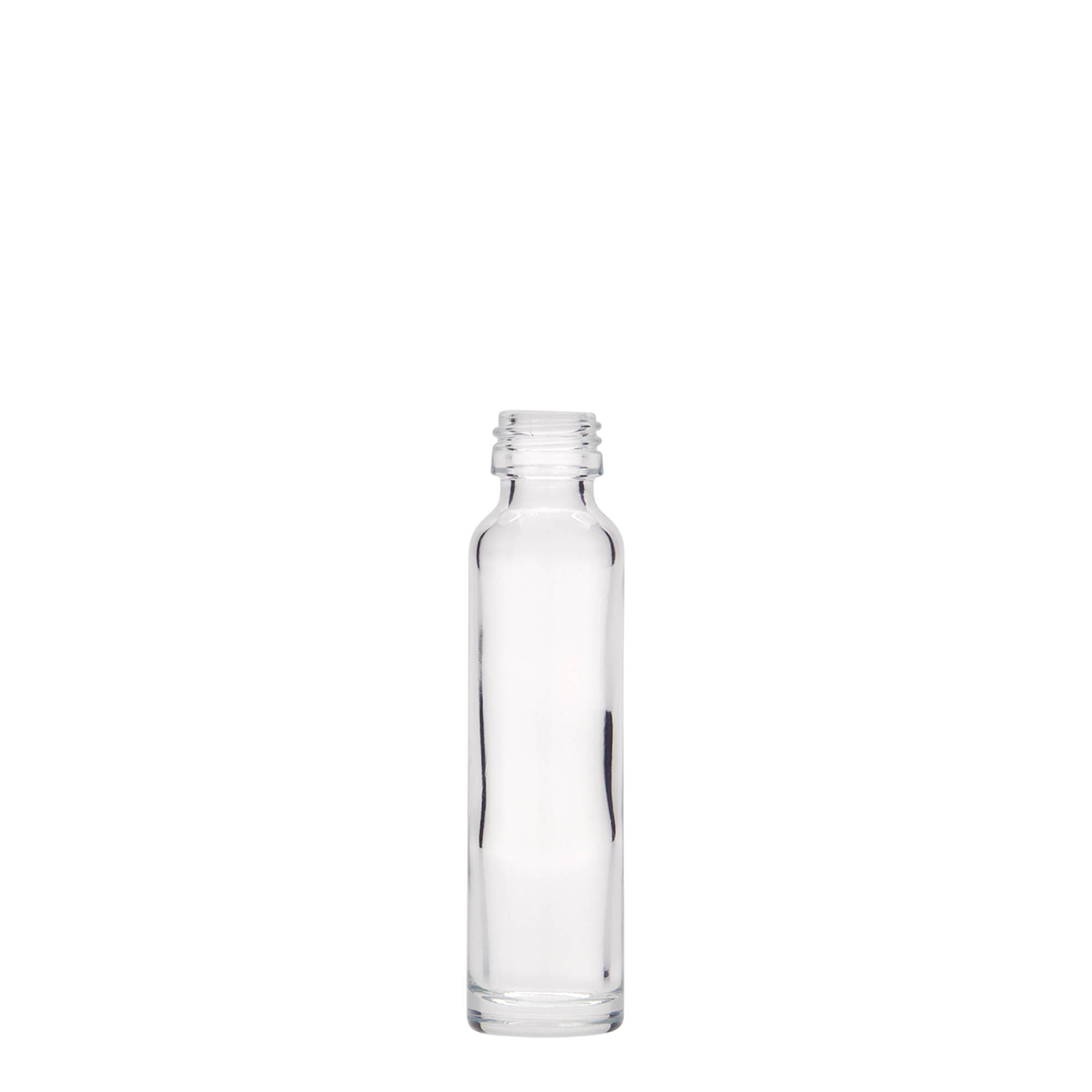 20 ml burkas pudele, stikls, atvere: PP 18 20 ml burkas pudele, stikls, atvere: PP 18