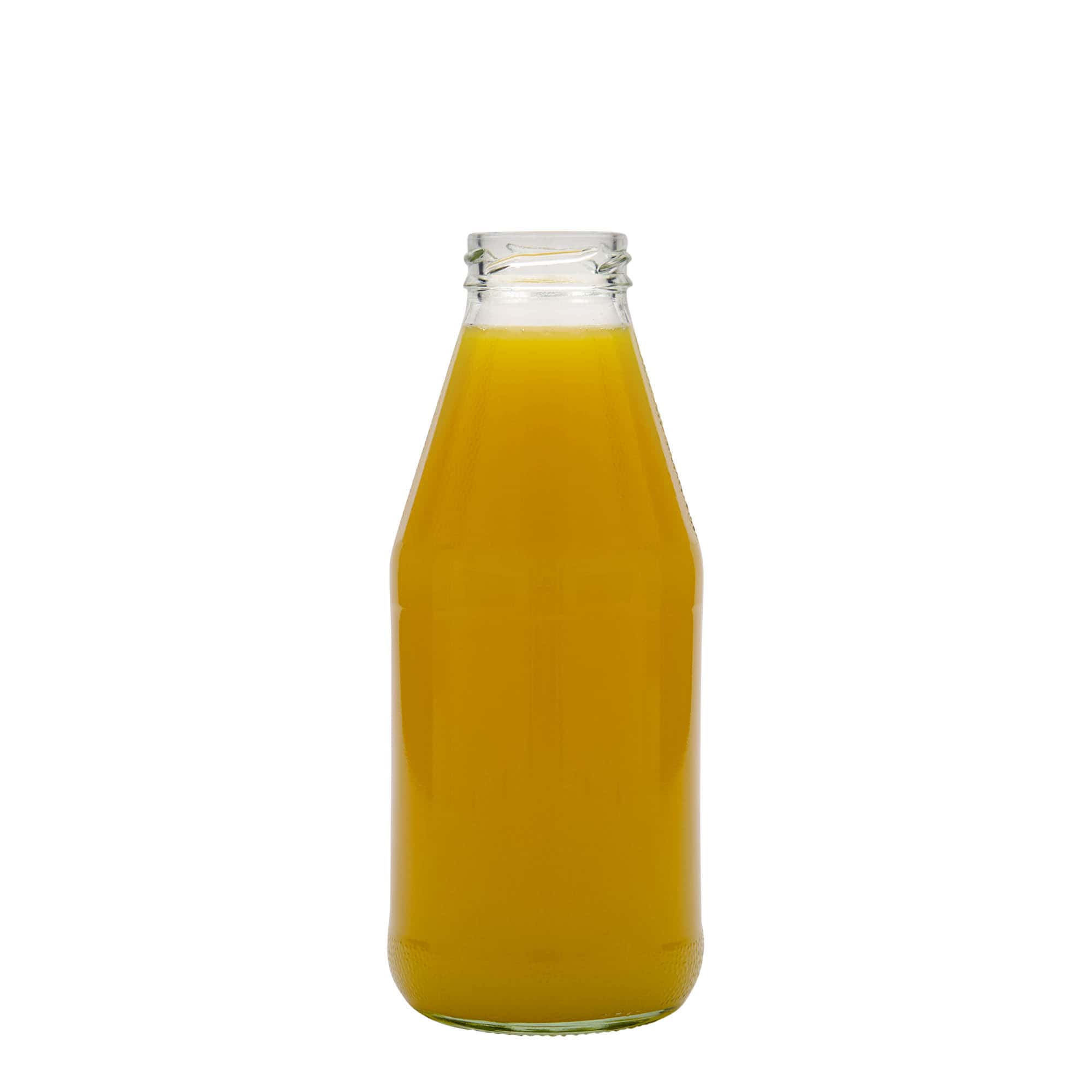 500 ml universāla pudele ar platu kaklu, stikls, atvere: Twist-Off (TO 43)