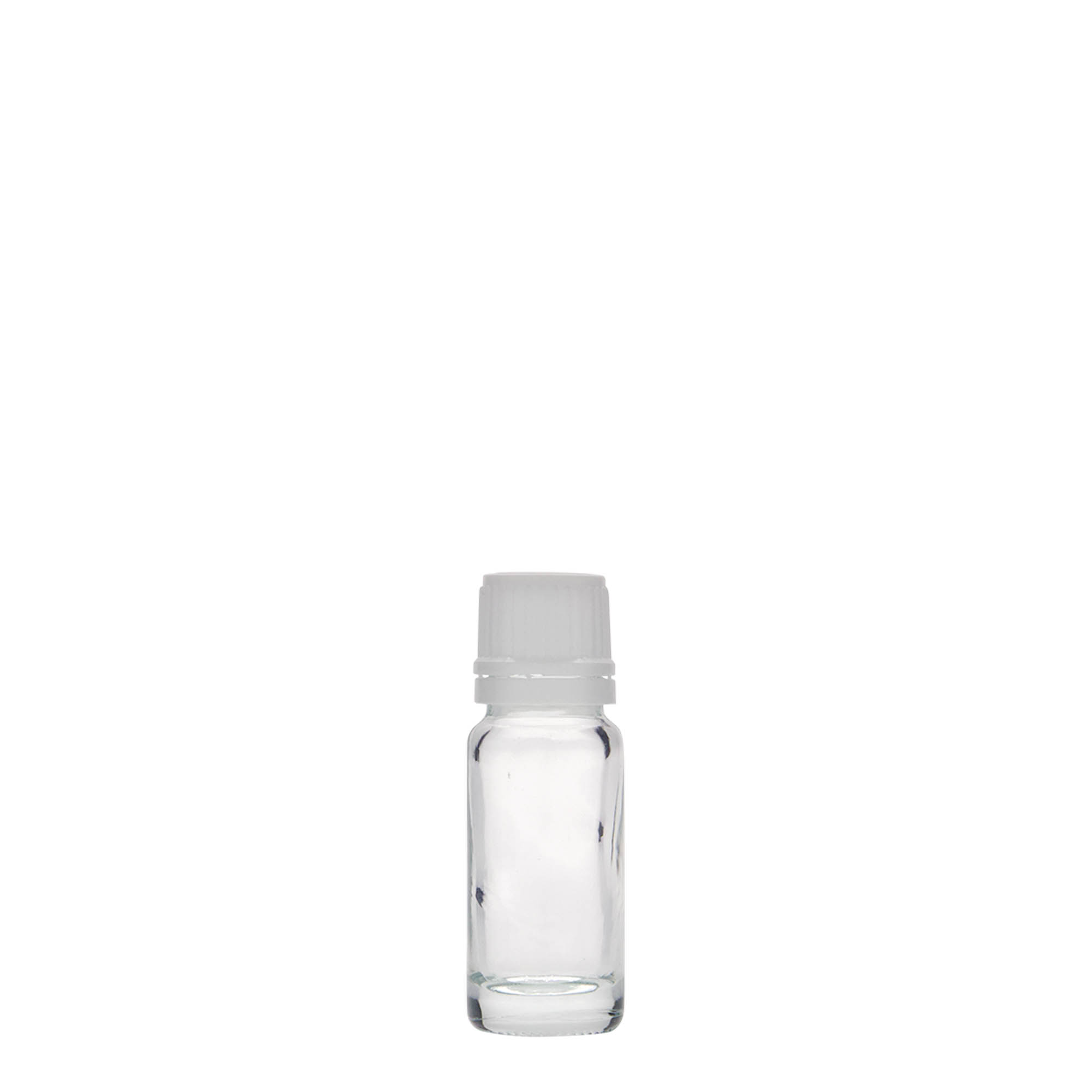 10 ml medicīnas pudele, stikls, atvere: DIN 18 10 ml medicīnas pudele, stikls, atvere: DIN 18