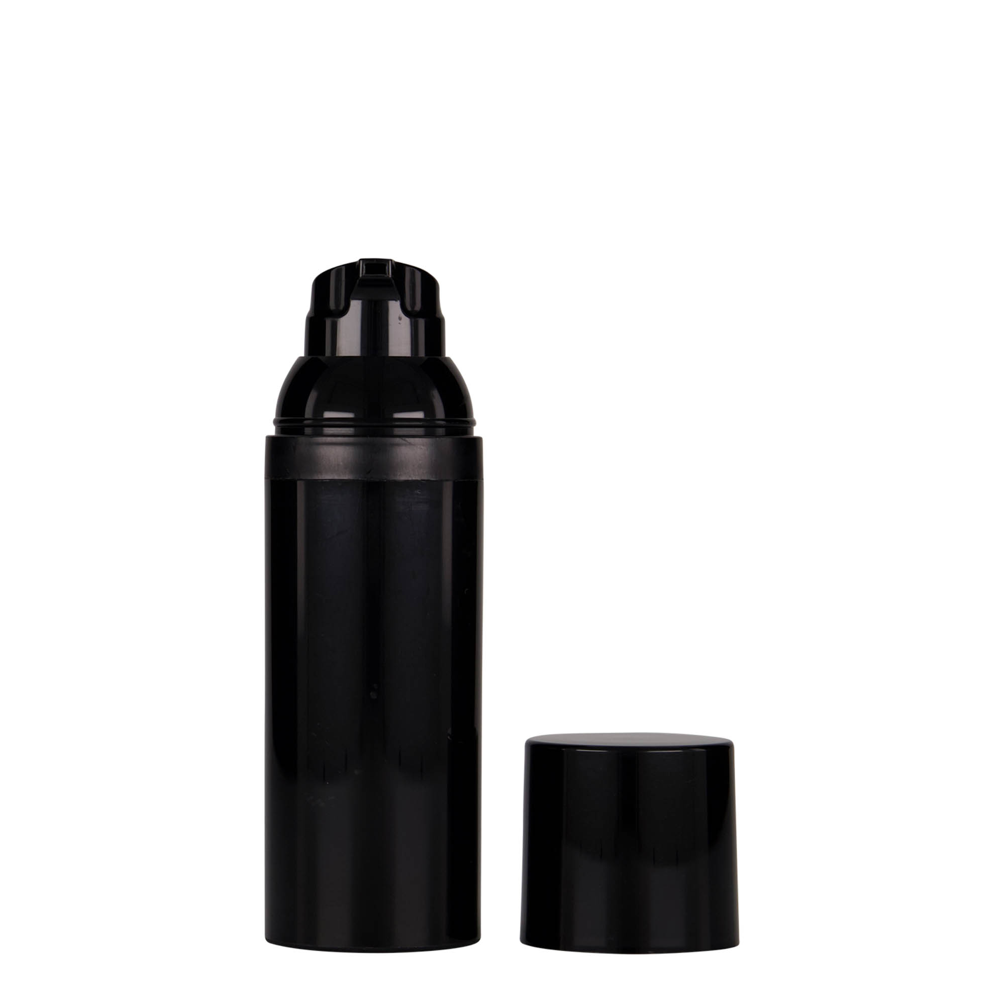 50 ml bezgaisa dozators 'Mezzo', PP plastmasa, melns 50 ml bezgaisa dozators 'Mezzo', PP plastmasa, melns