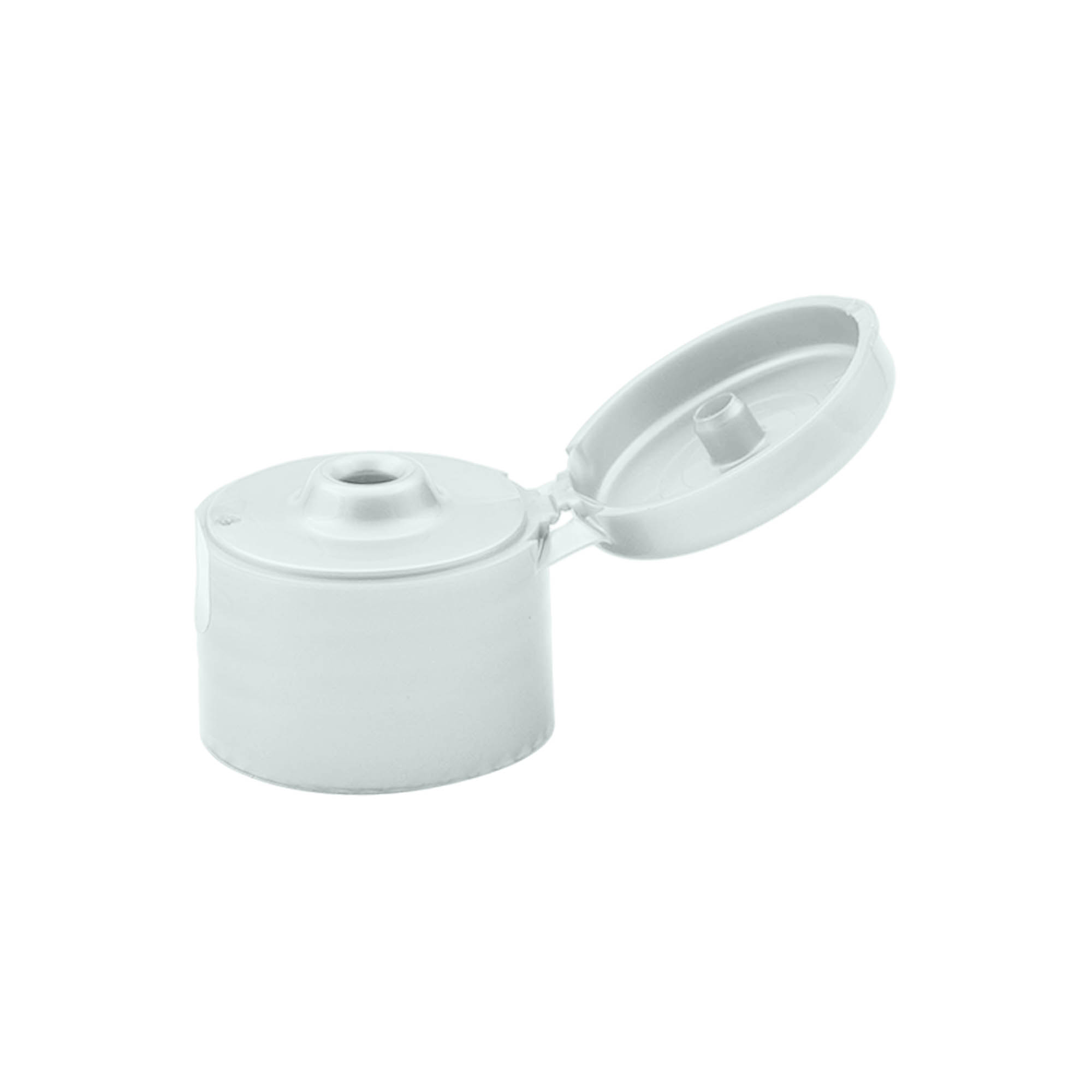 Skrūvējams vāciņš ar locīklodziņu, PP plastmasa, sudraba krāsā, mutes izmērs: 24/410 Skrūvējams vāciņš ar locīklodziņu, PP plastmasa, sudraba krāsā, mutes izmērs: 24/410