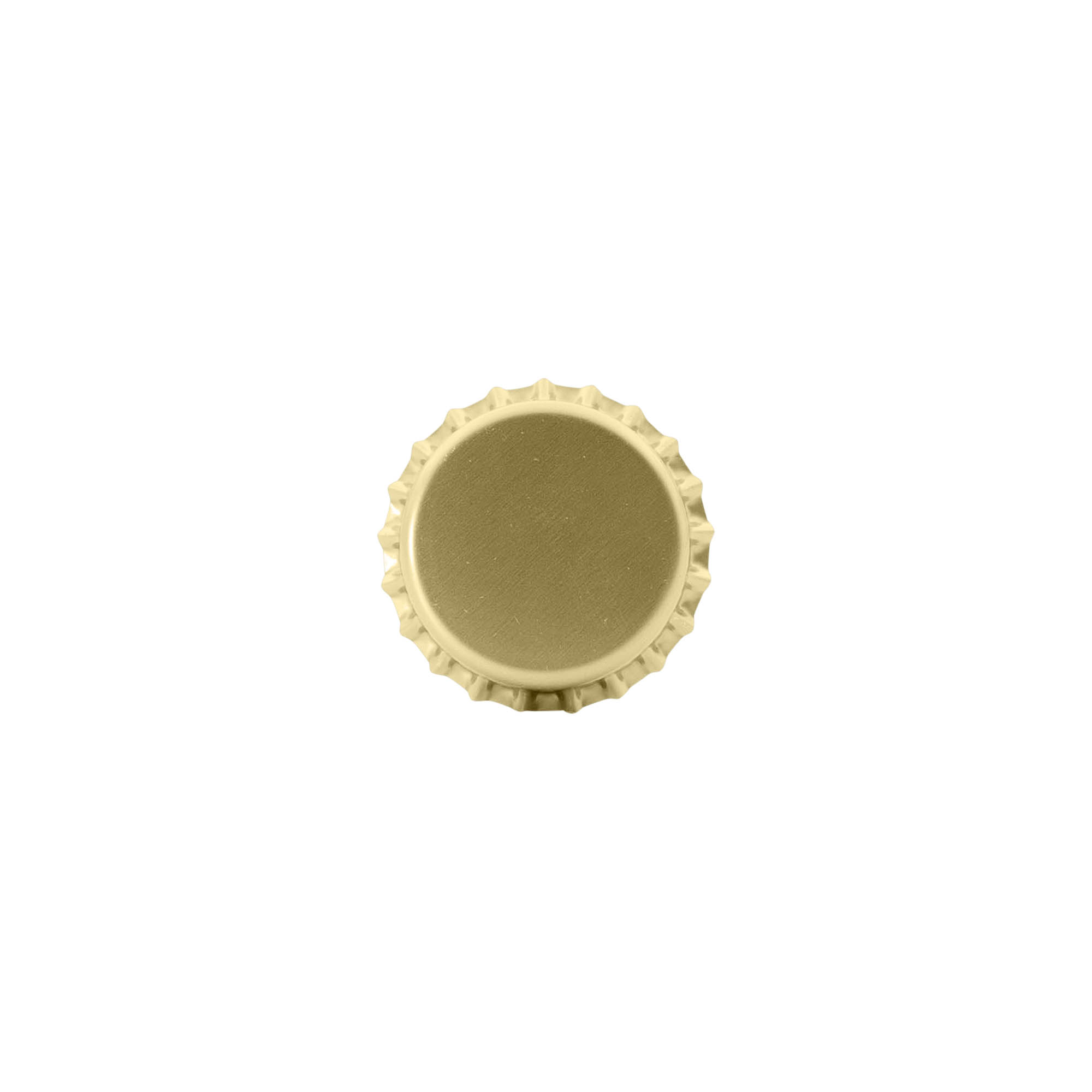 Alumīnija korķi 26 mm, metāls, zelta krāsā