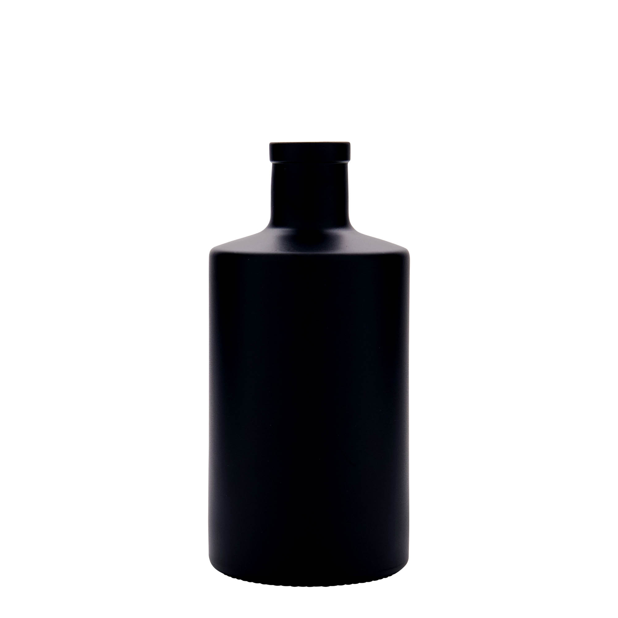 500 ml stikla pudele 'Caroline', melna, atvere: korķis 500 ml stikla pudele 'Caroline', melna, atvere: korķis