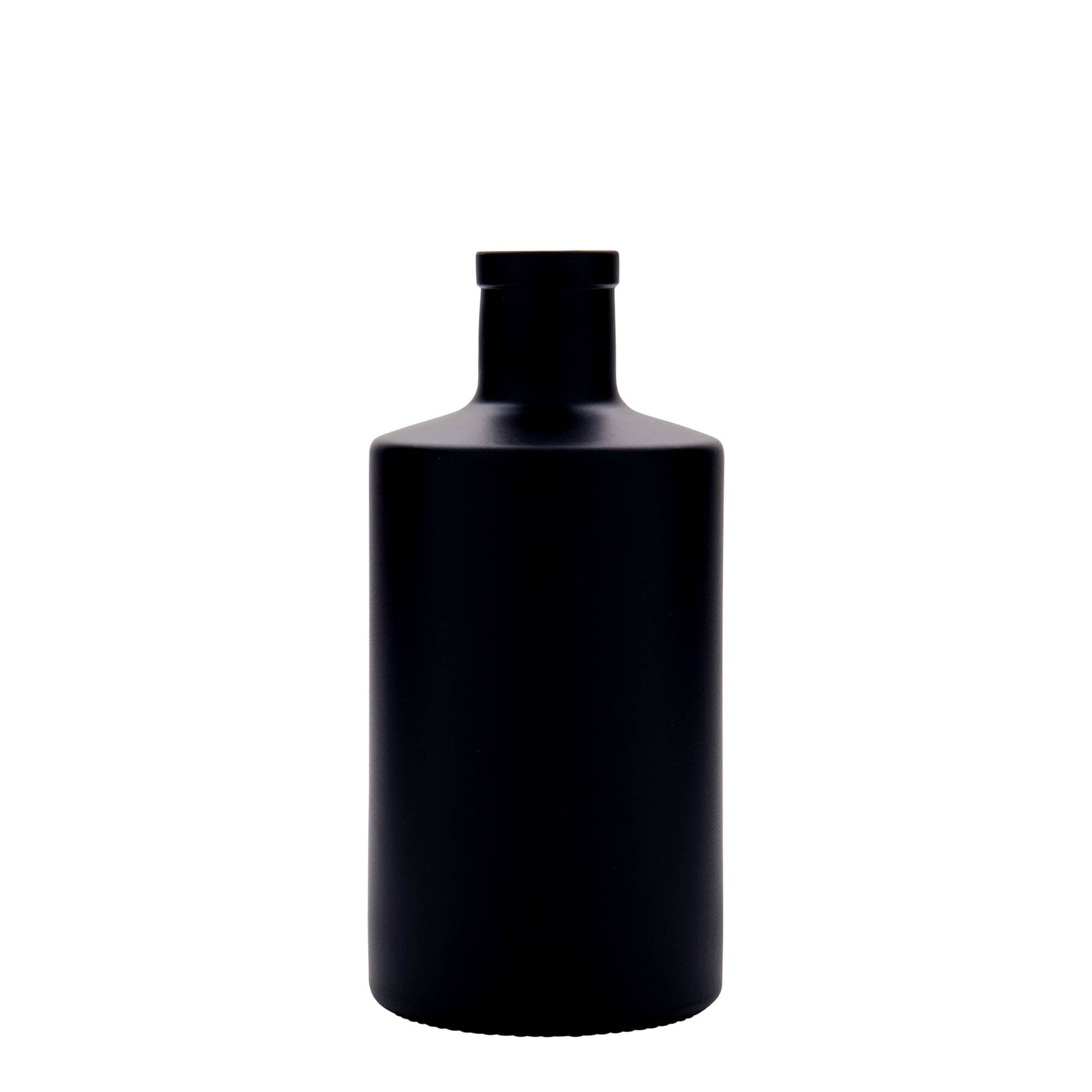 500 ml stikla pudele 'Caroline', melna, atvere: korķis 500 ml stikla pudele 'Caroline', melna, atvere: korķis
