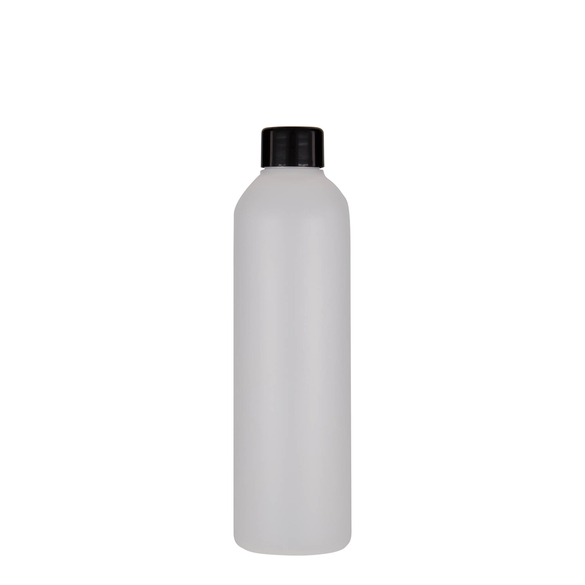 250 ml plastmasas pudele 'Tuffy', HDPE, dabīga, atvere: 24/410
