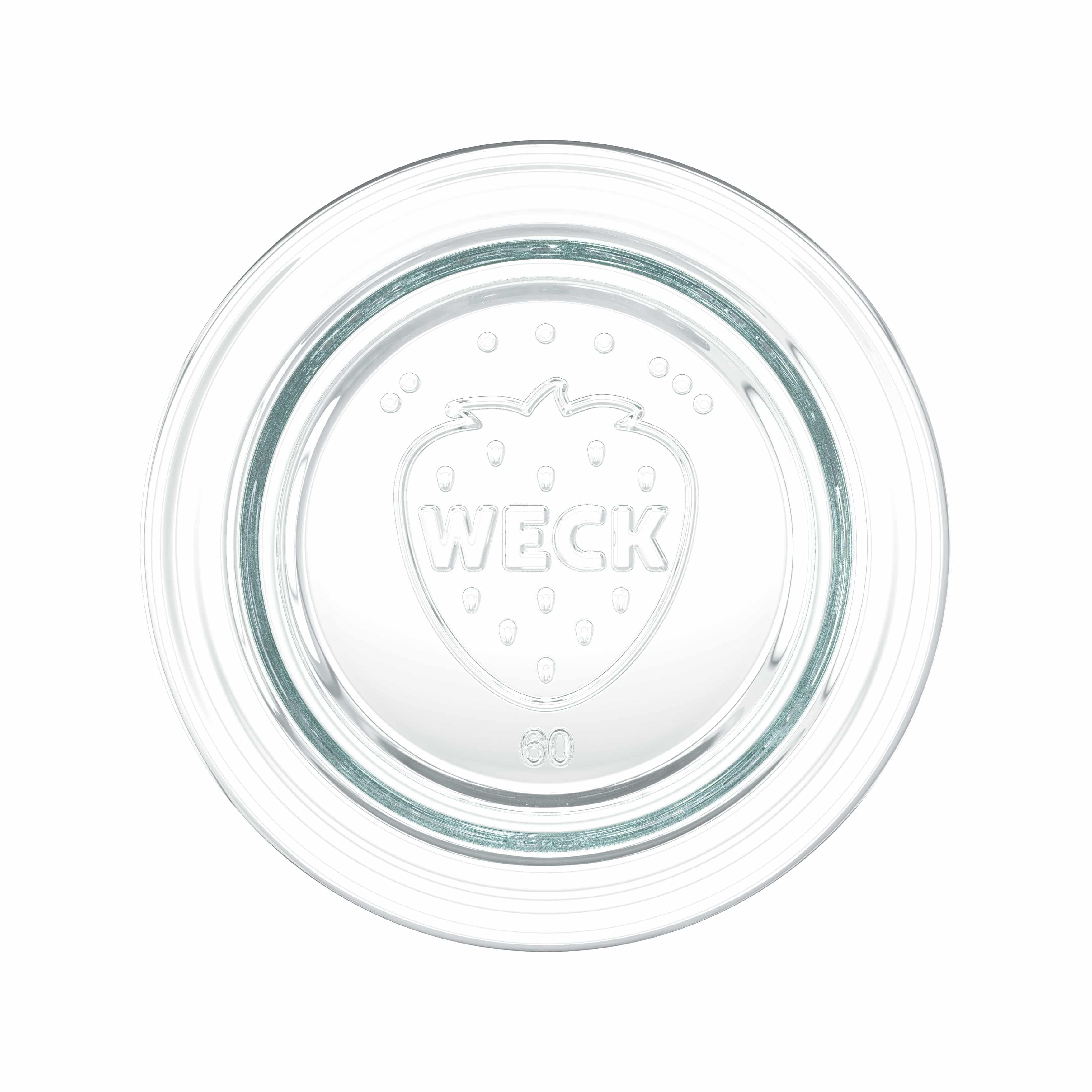12x 80 ml WECK krituma burka ar stikla vāciņu RR 60