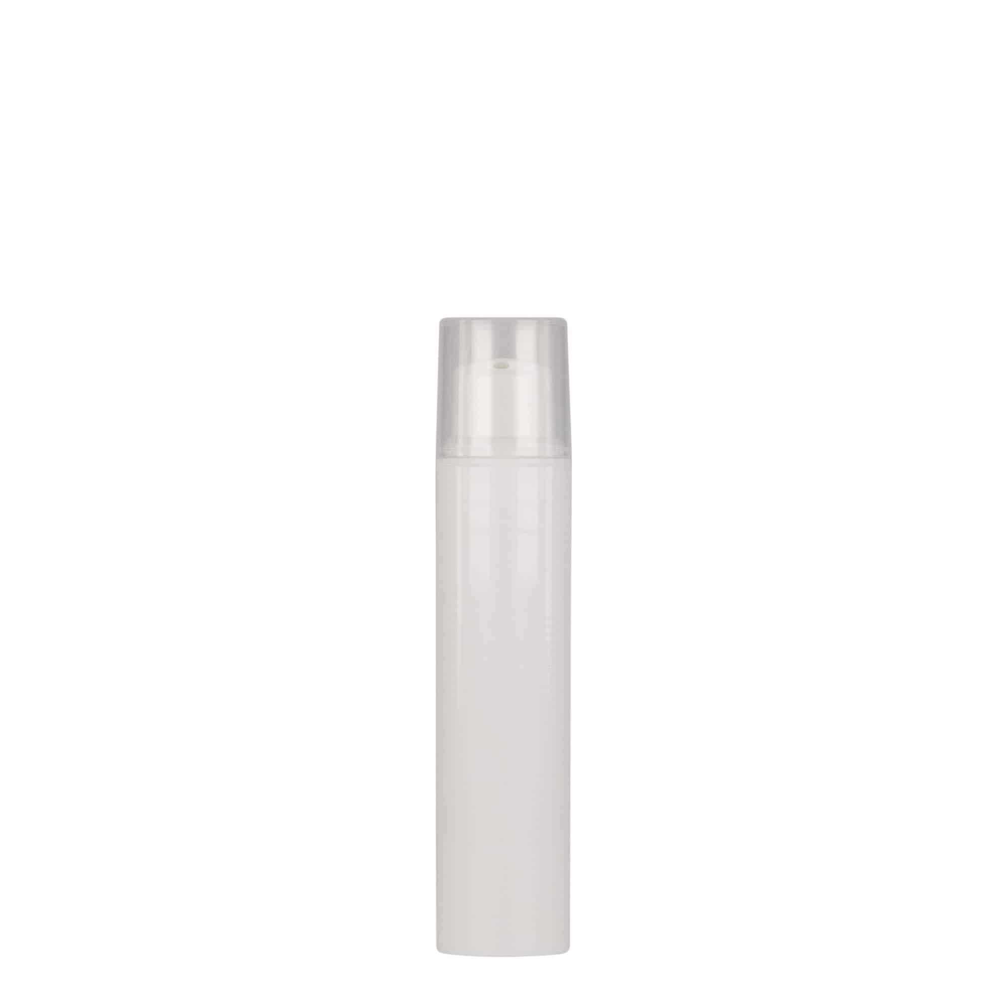 15 ml Airless dozators 'Nano', PP plastmasa, balts