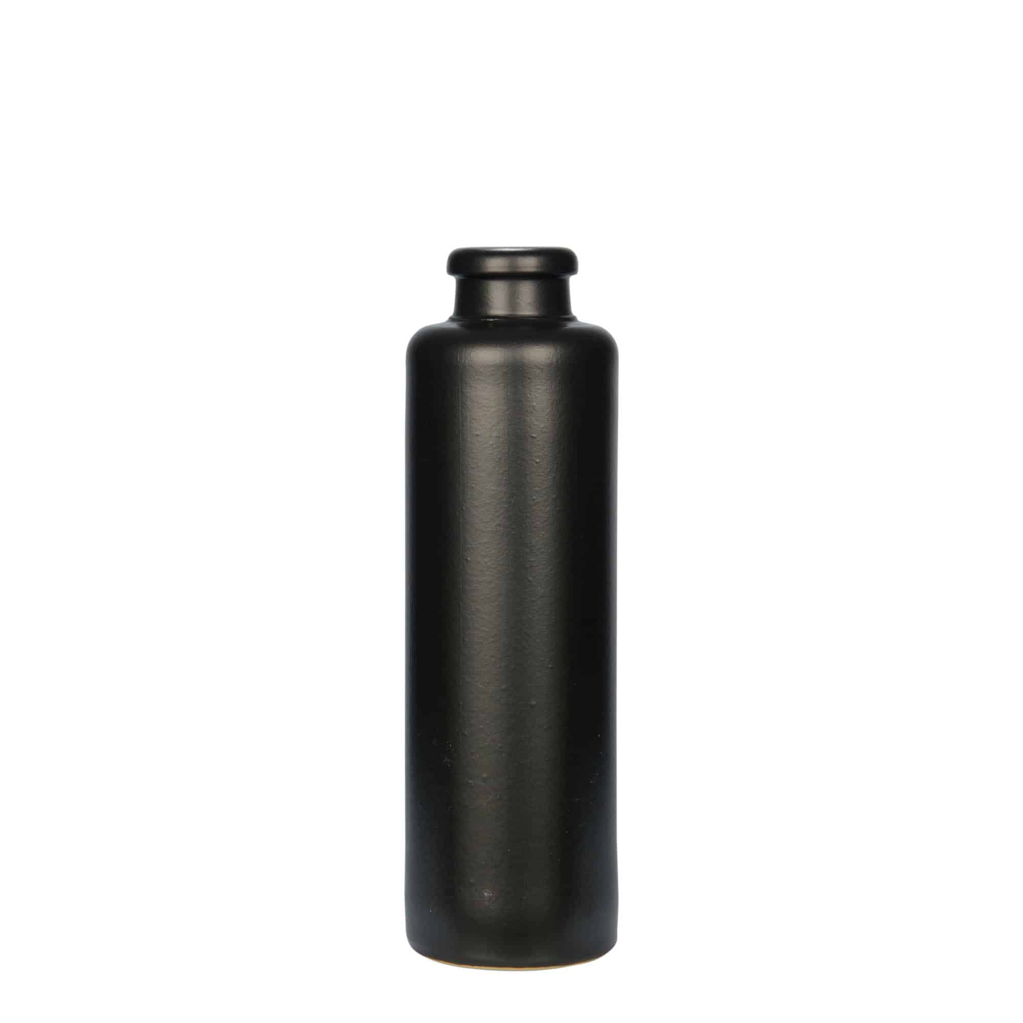 200 ml māla krūze, māla izstrādājums, melna, atvere: korķis