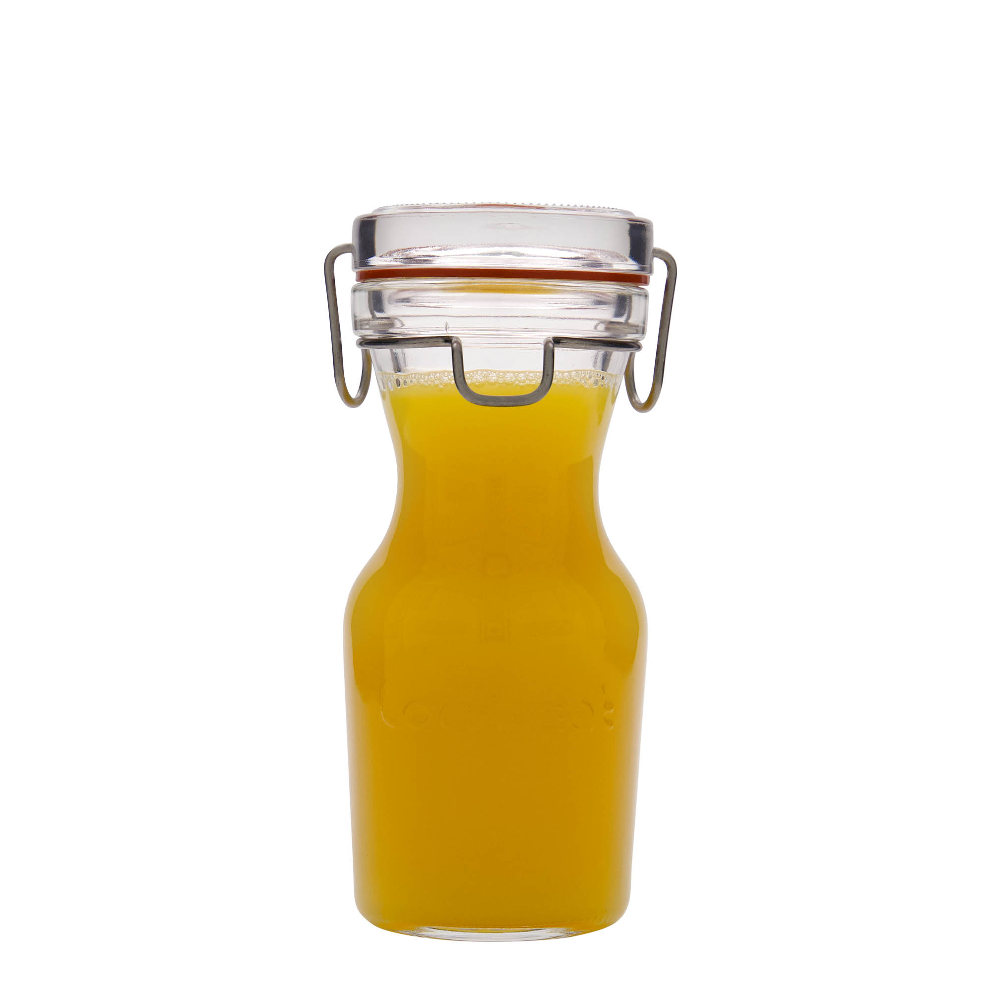 250 ml stikla karafe 'Lock-Eat', aizdare: korķis ar stieples skavu