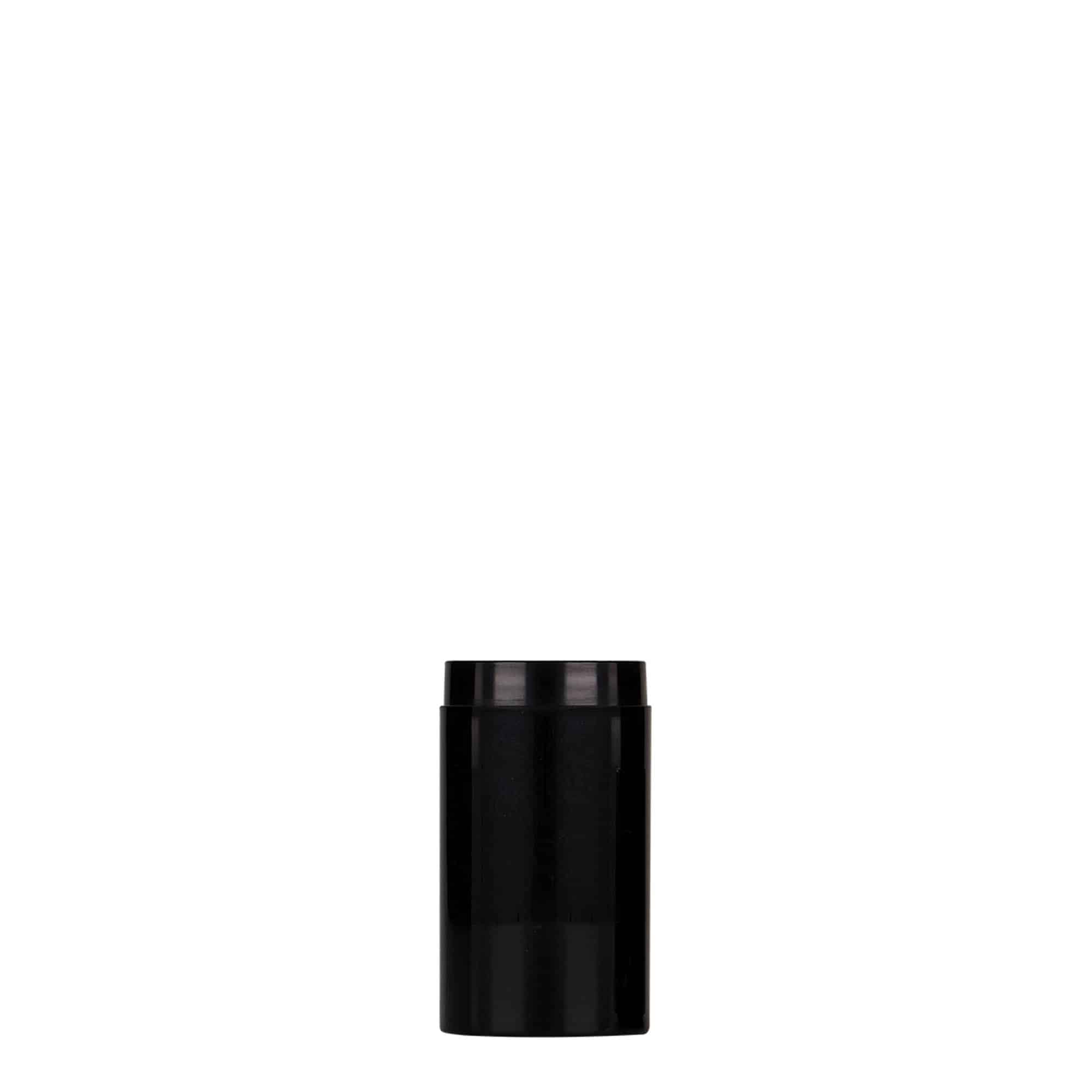 15 ml Airless Dispenser tipa pudele 'Micro', PP plastmasas, melna 15 ml Airless Dispenser tipa pudele 'Micro', PP plastmasas, melna