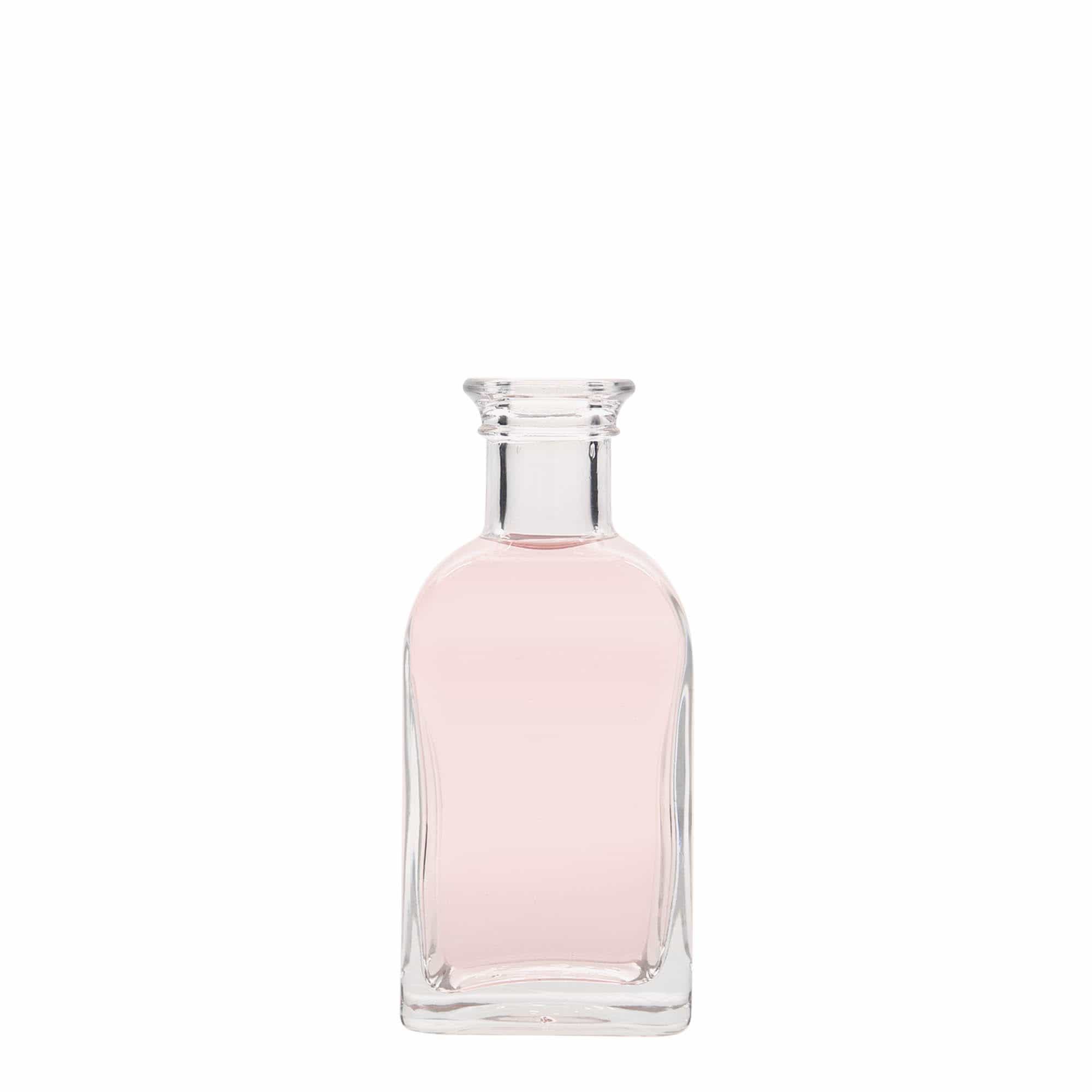 100 ml stikla pudele Apotheker Carré, kvadrātveida, atvere: korķis 100 ml stikla pudele Apotheker Carré, kvadrātveida, atvere: korķis