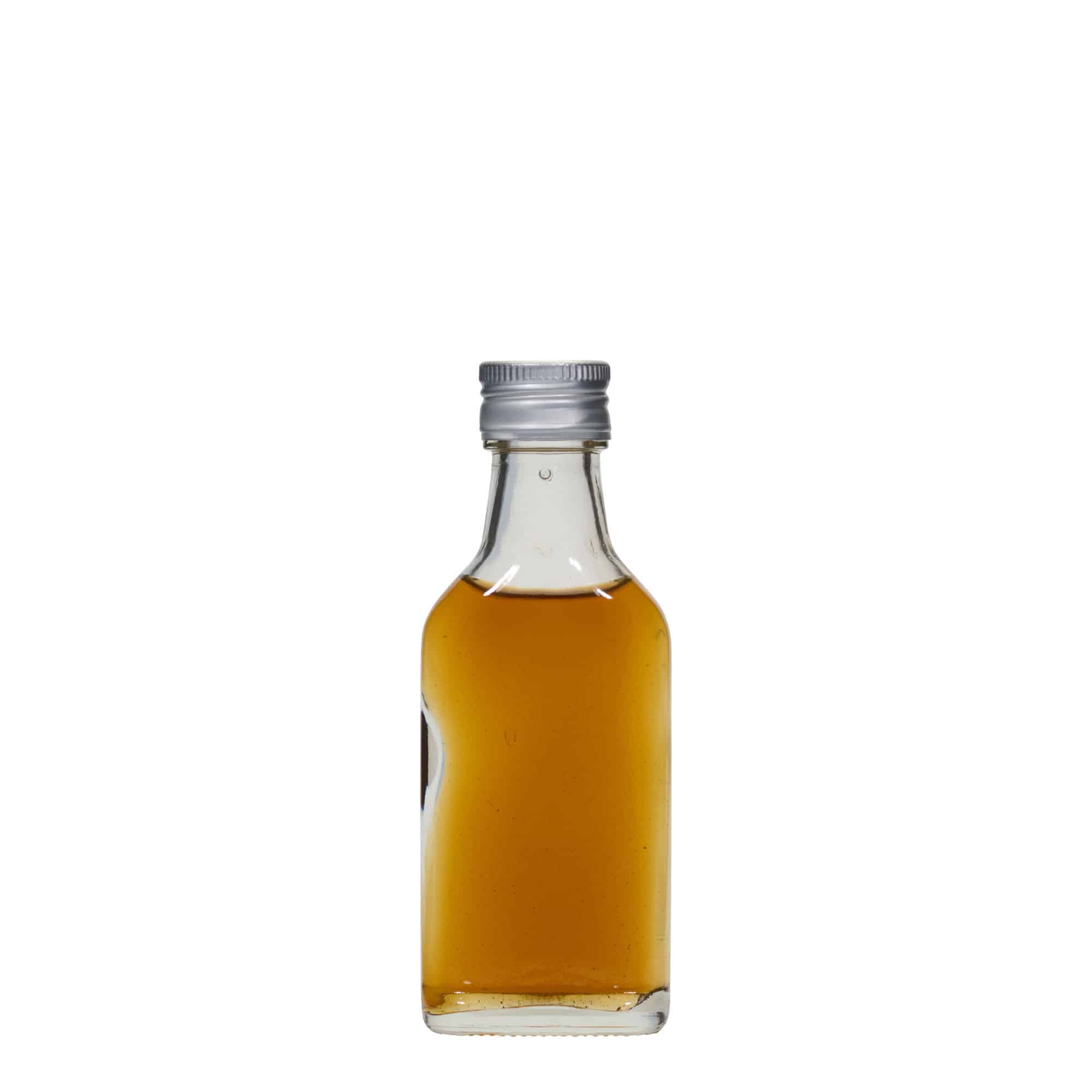 40 ml blašķe, taisnstūra, aizdare: PP 22