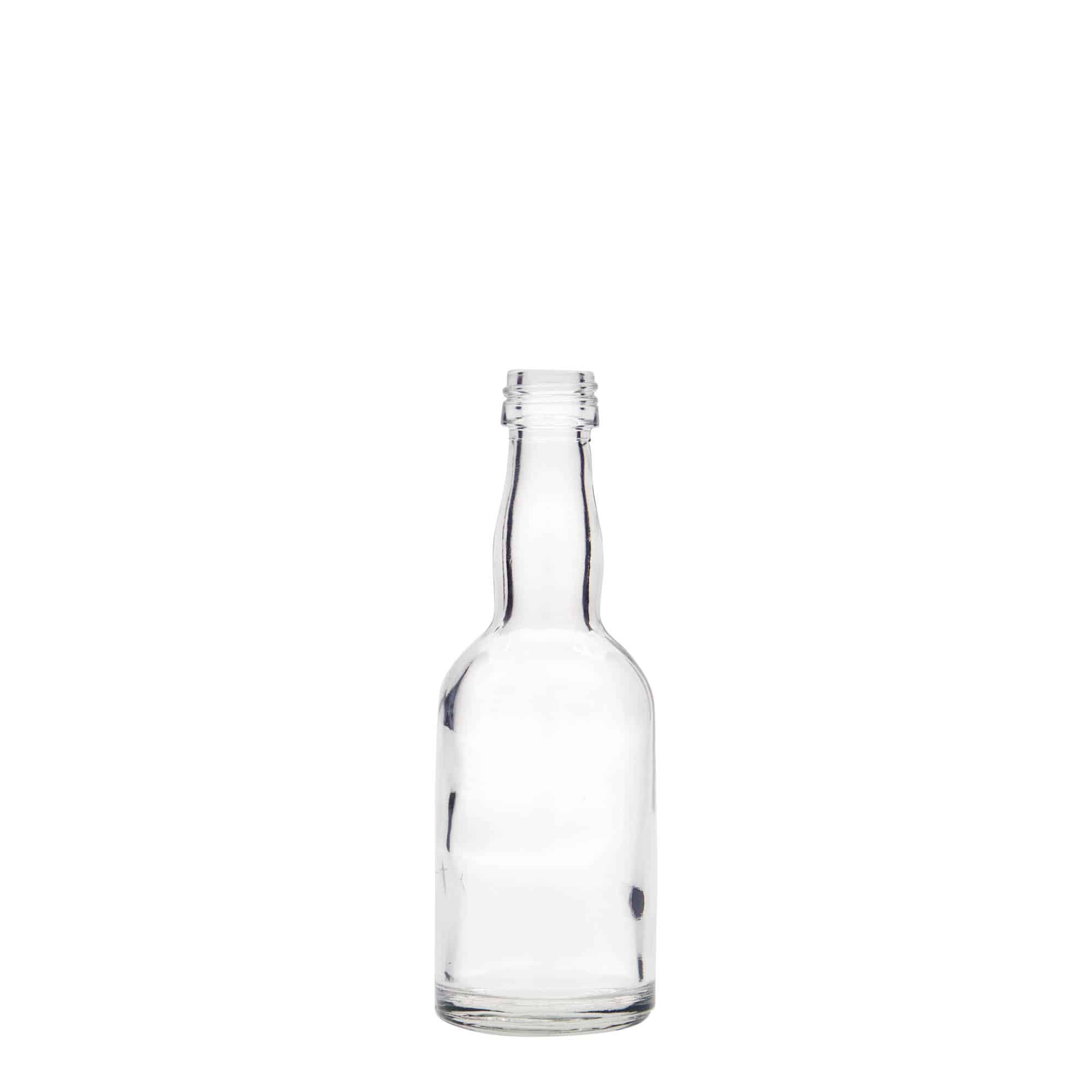 50 ml stikla pudele 'Proba', atvere: PP 18